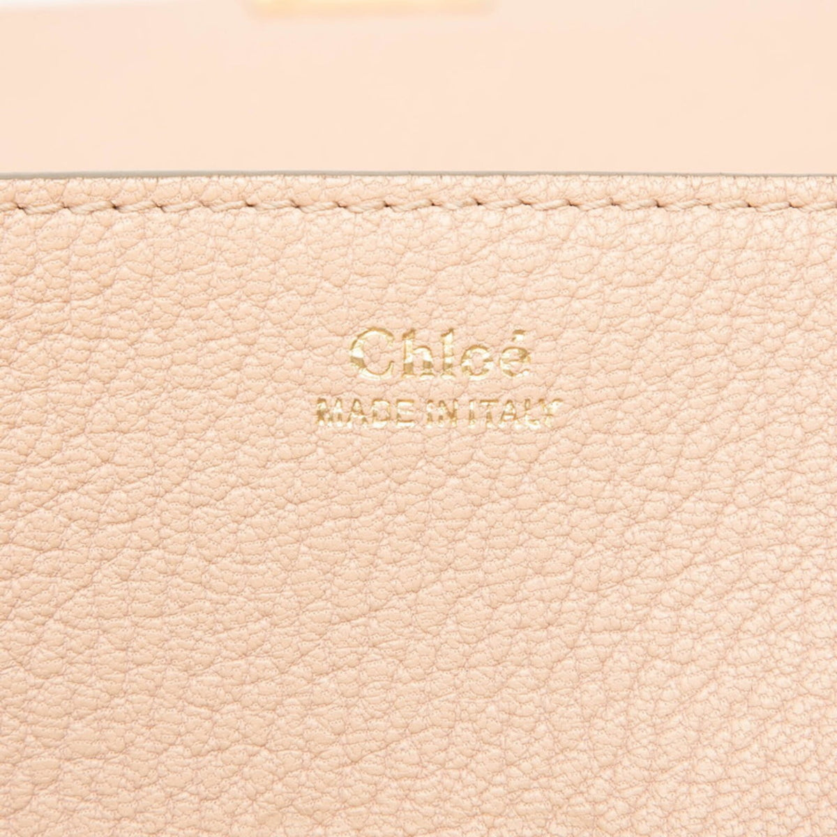 Chloé Pink Beige Leather Shoulder Bag (Pre-Owned)