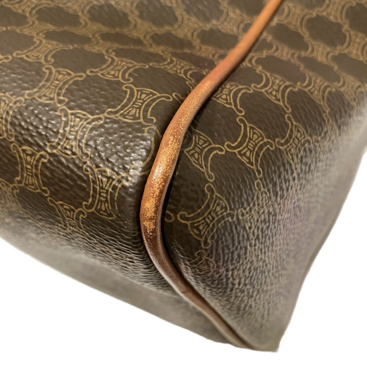 Celine Brown Pvc Boston Bag (Pre-Owned)
