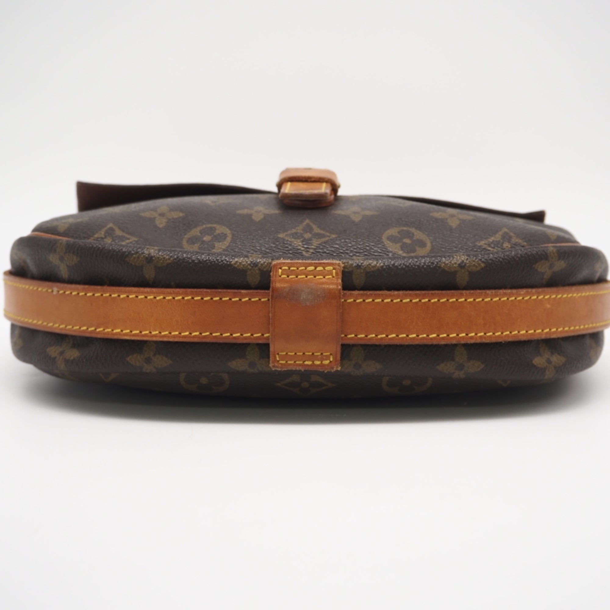 Louis Vuitton Brown Coated Canvas Leather Shoulder Bag (Pre-Owned)