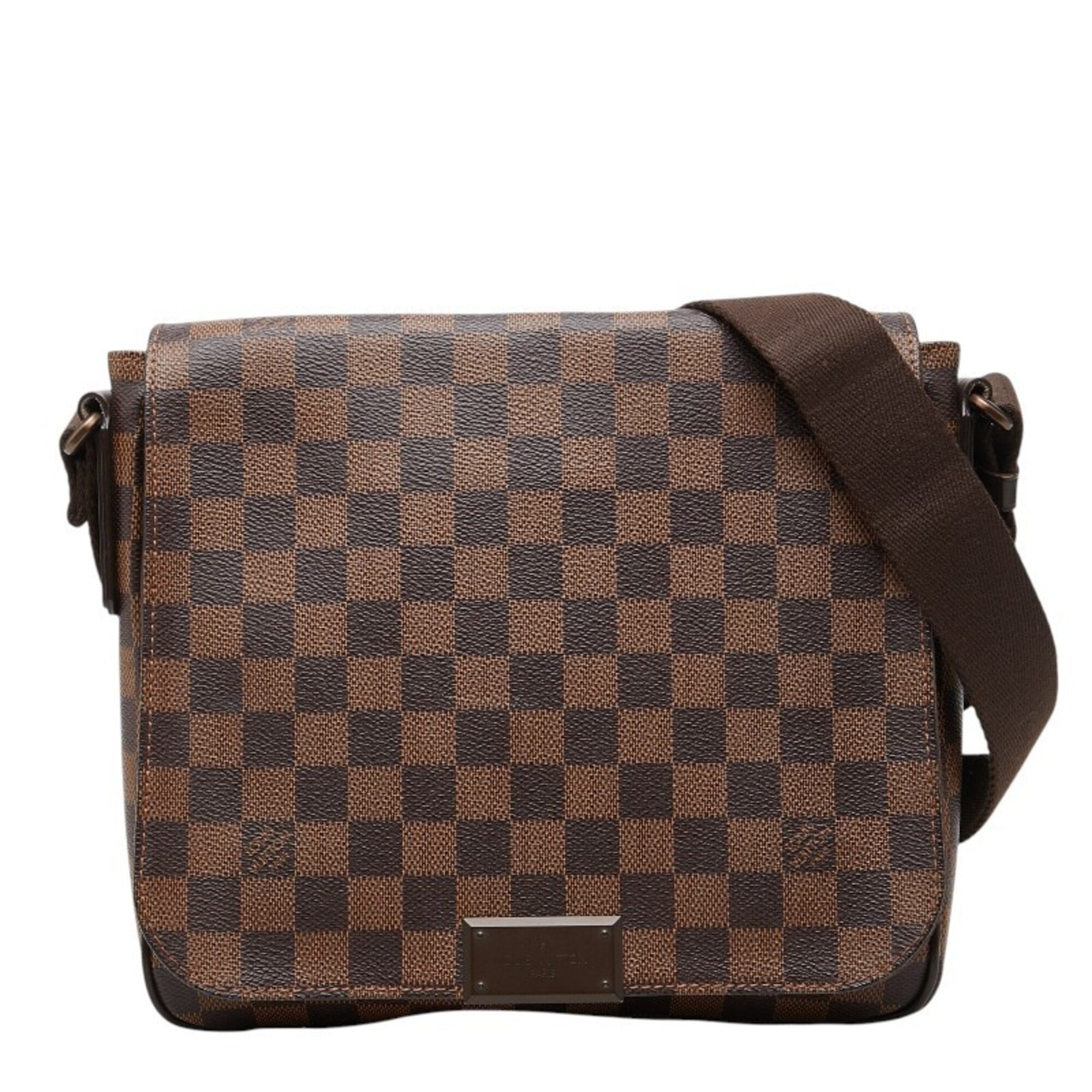 Louis Vuitton Brown Pvc Leather Shoulder Bag (Pre-Owned)