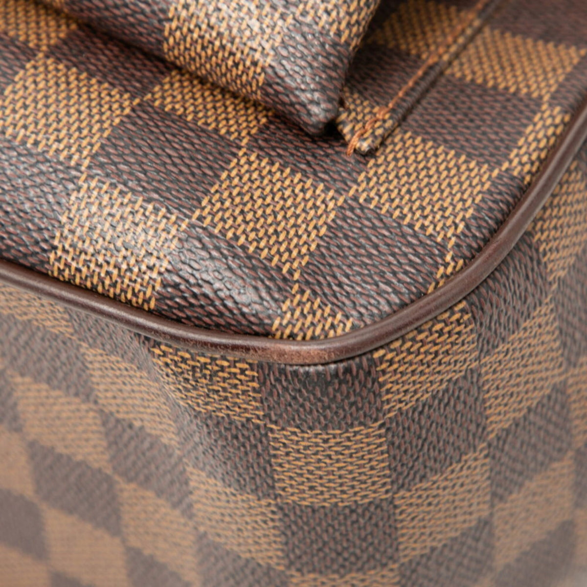 Louis Vuitton Brown Pvc Leather Handbag Tote Bag (Pre-Owned)
