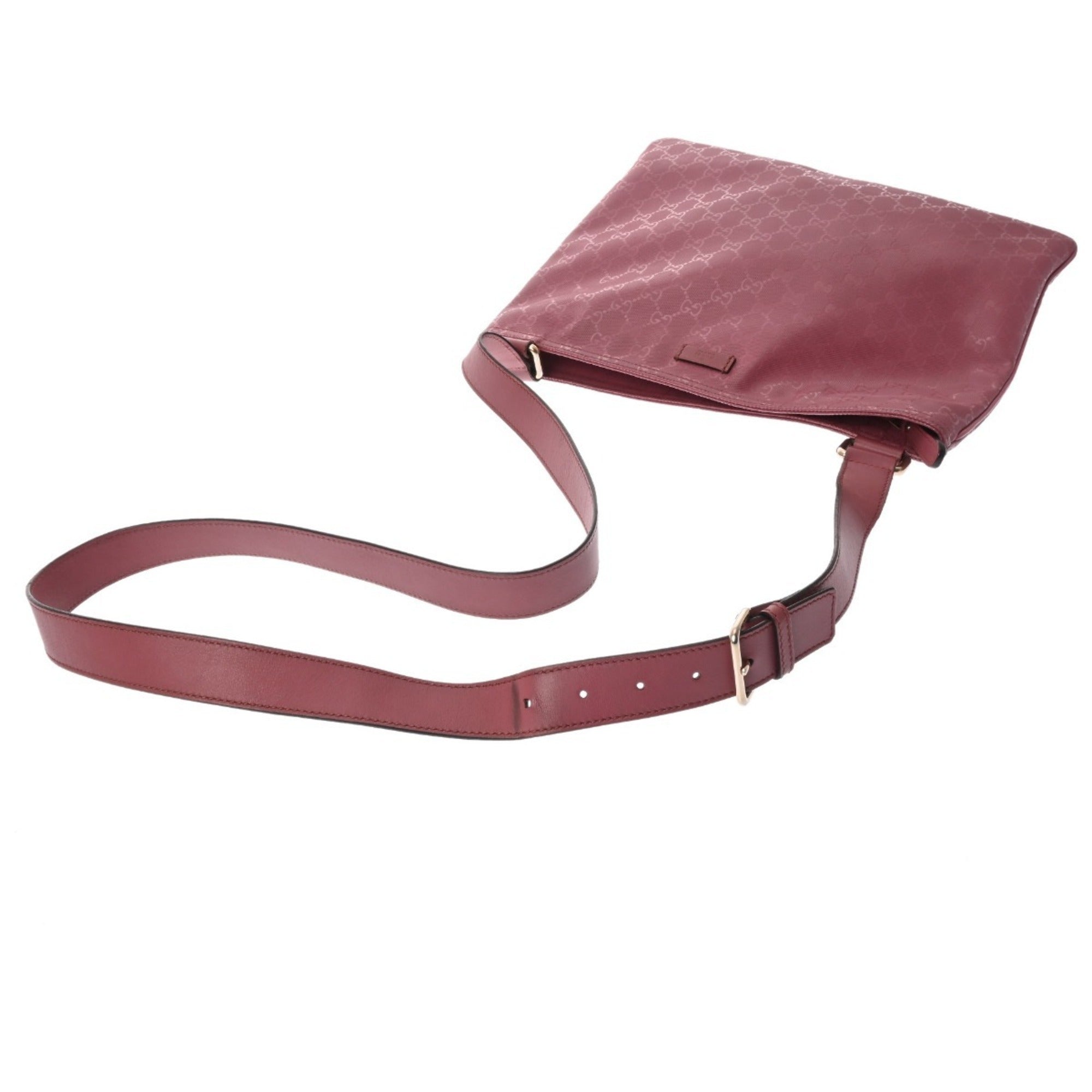 Gucci Pink Pvc Leather Shoulder Bag (Pre-Owned)