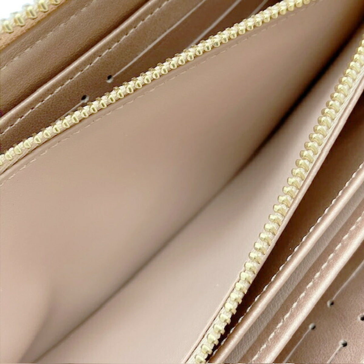 Louis Vuitton Rose Gold Monogram Long Wallet (Bi-Fold) (Pre-Owned)
