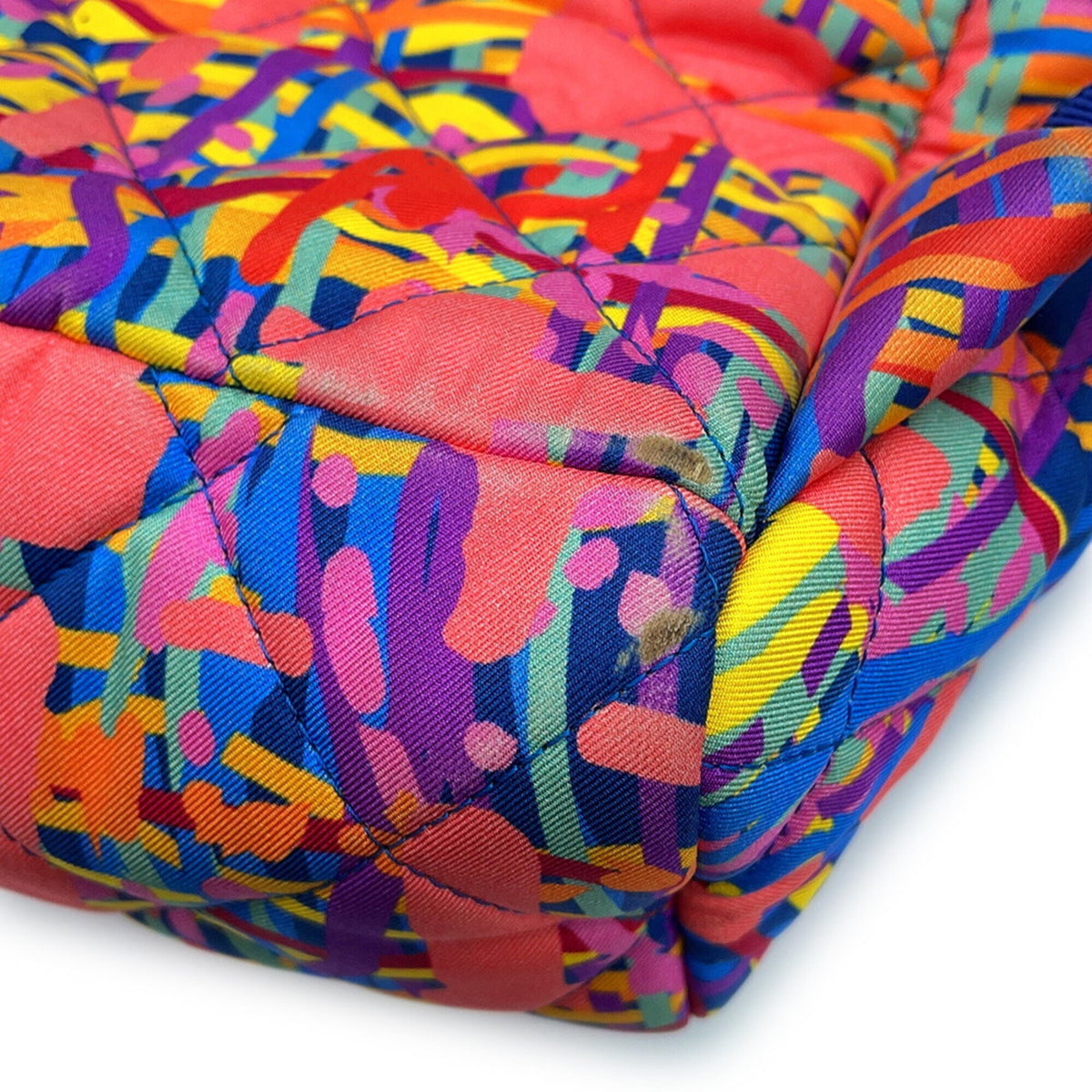 Chanel Matelasse Multi-Color Nylon Backpack (Pre-Owned)