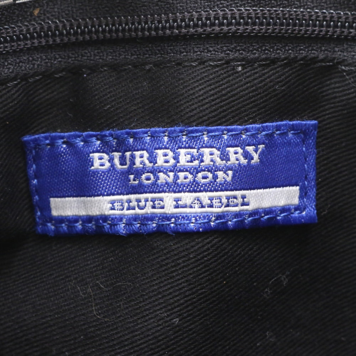 Burberry Beige Black Handbag Shoulder Bag Tote Bag (Pre-Owned)