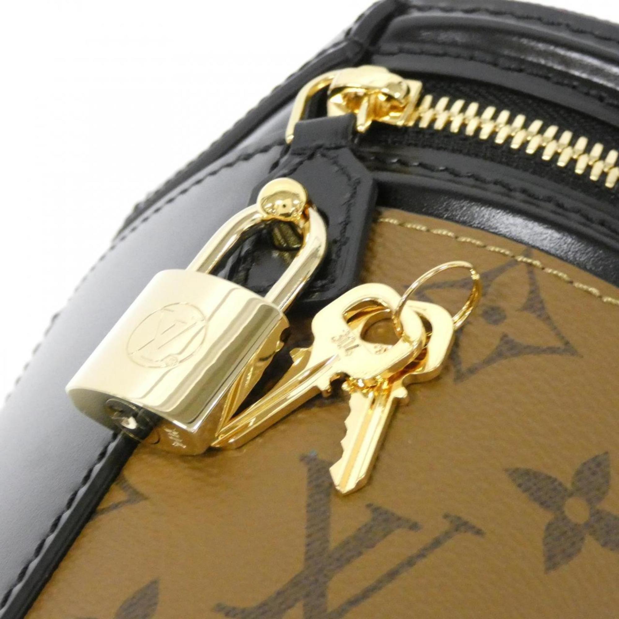 Louis Vuitton Marron Coated Canvas Handbag (Pre-Owned)