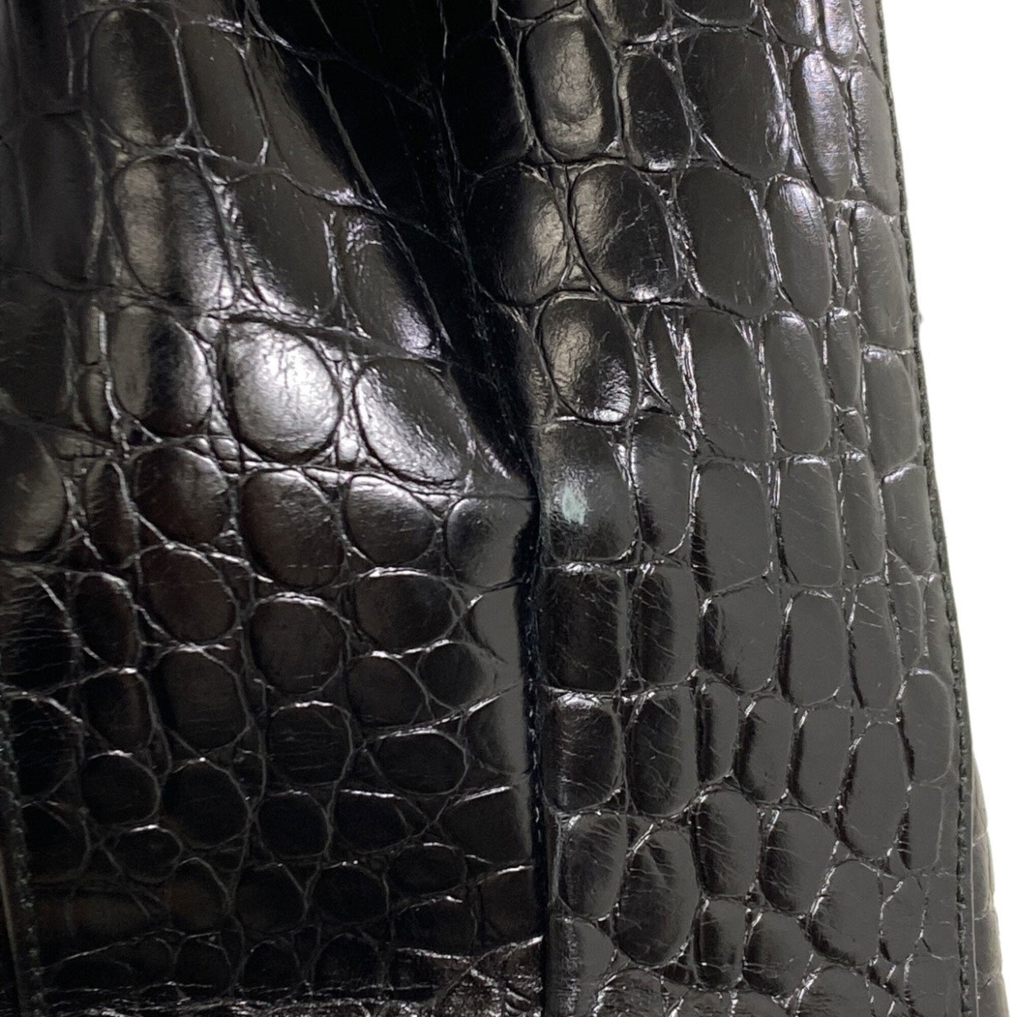 Salvatore Ferragamo Black Leather Tote Bag (Pre-Owned)