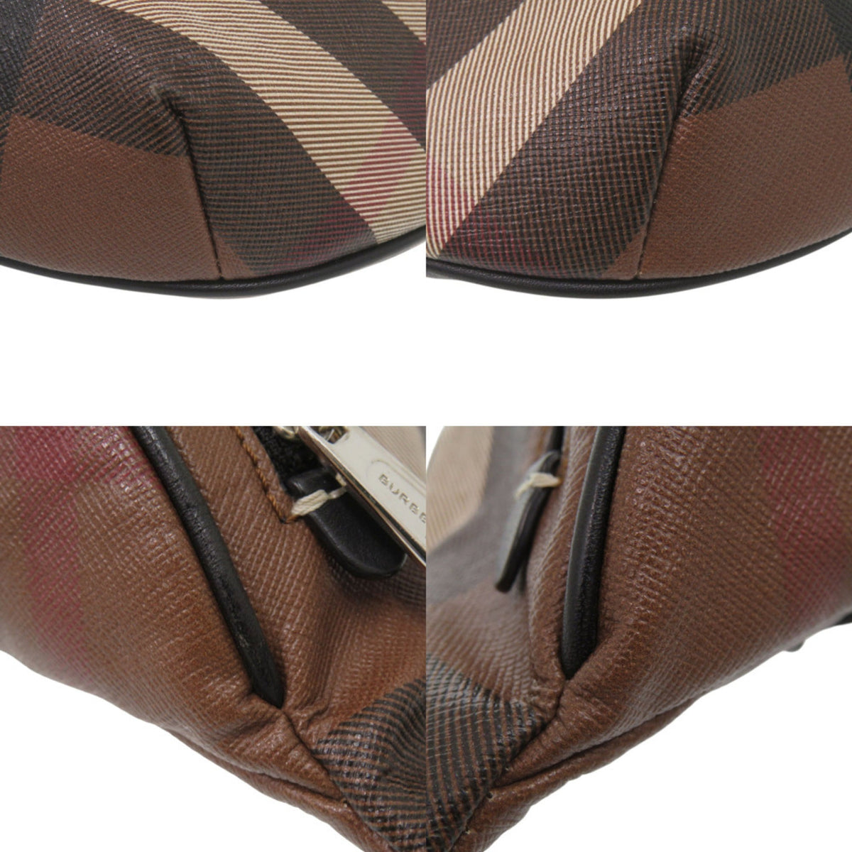 Burberry Brown Pvc Fanny Pack (Pre-Owned)