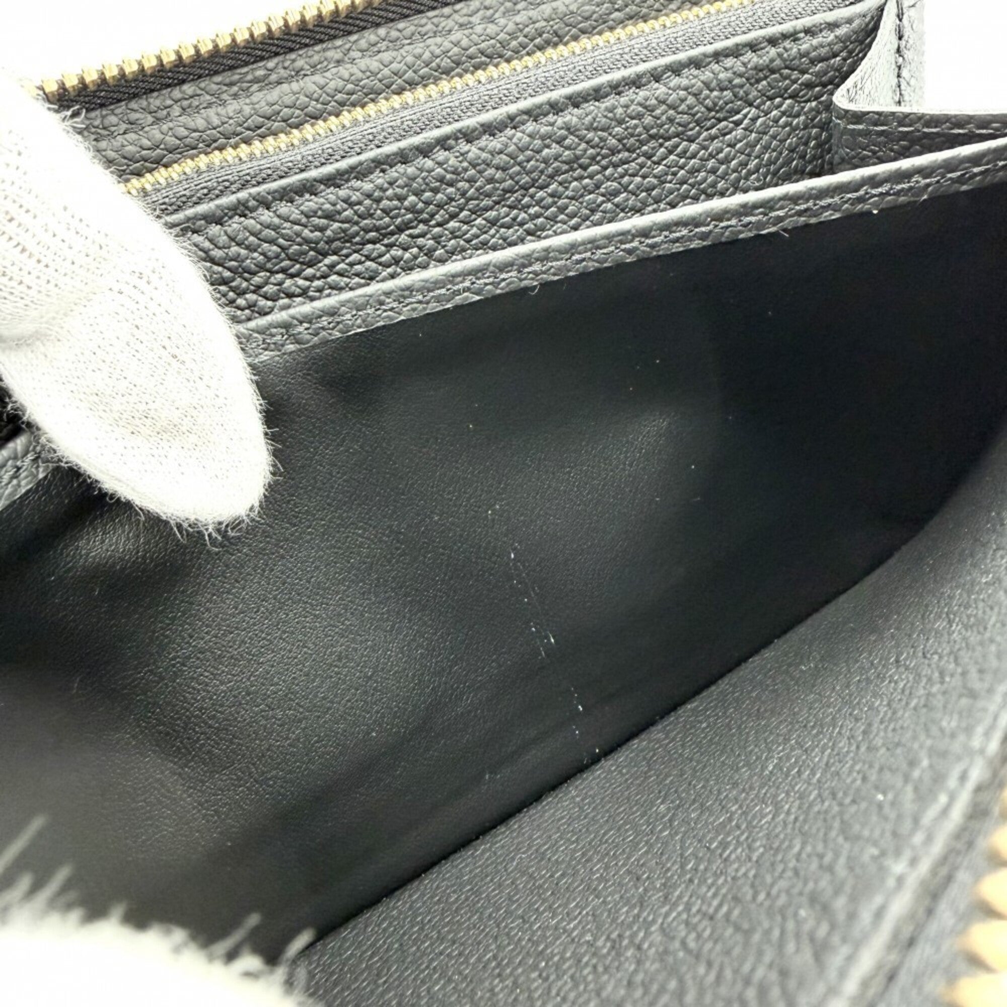 Louis Vuitton Black Multi-Color Monogram Empreinte Long Wallet (Bi-Fold) (Pre-Owned)