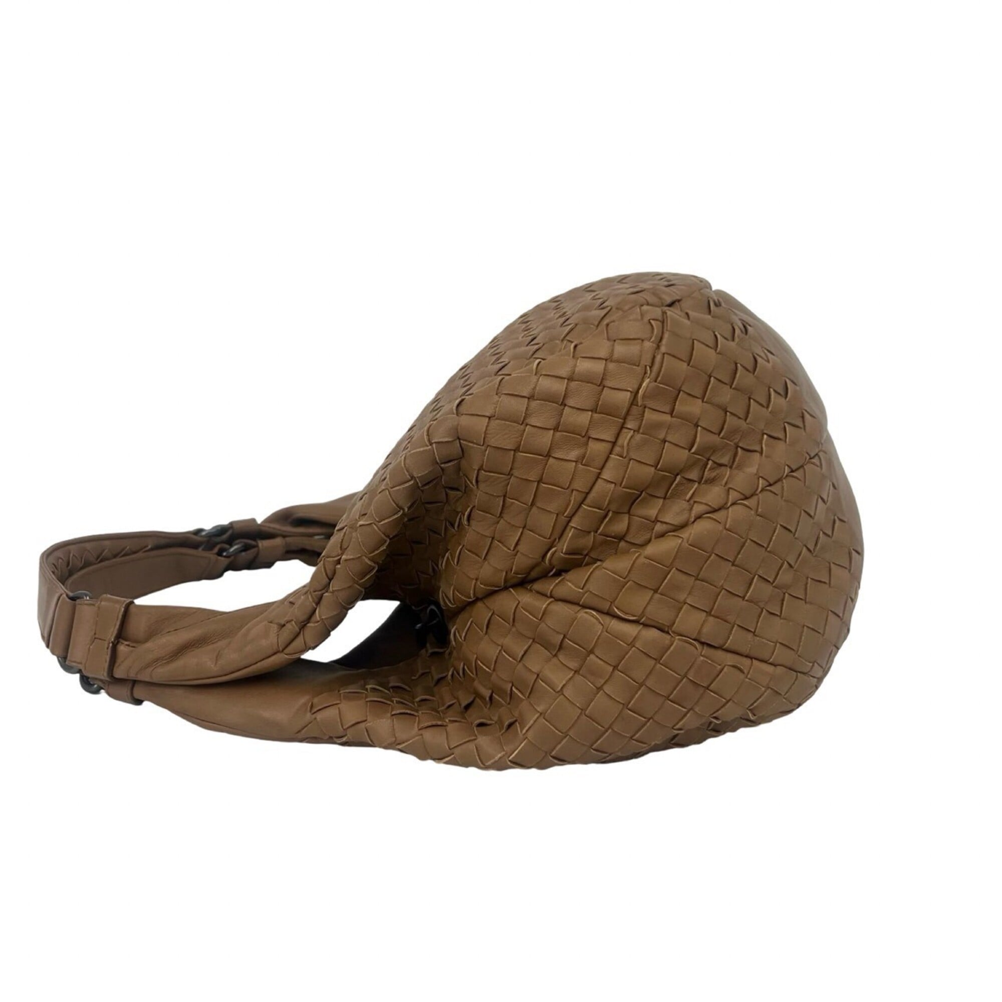 Bottega Veneta Brown Leather Handbag Tote Bag (Pre-Owned)