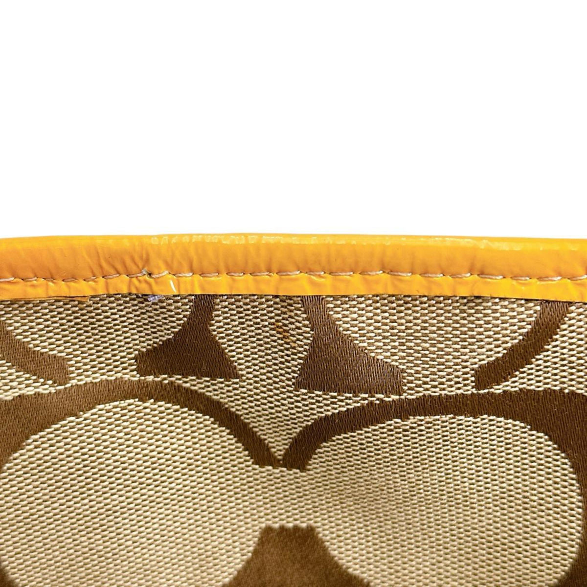 Coach Beige Canvas Handbag Shoulder Bag (Pre-Owned)
