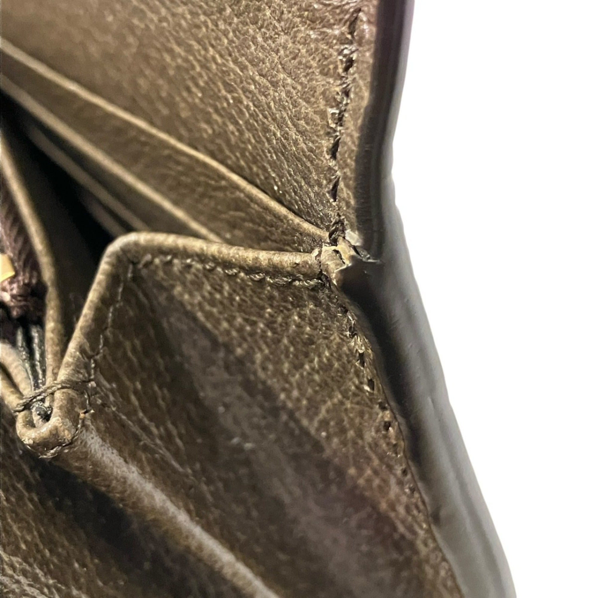 Balenciaga Beige Brown Pvc Leather Long Wallet (Bi-Fold) (Pre-Owned)