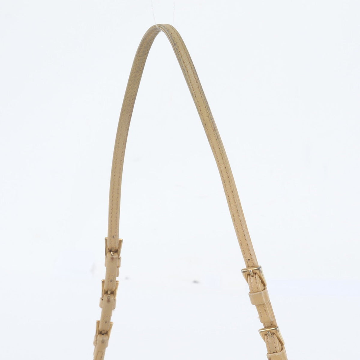Prada Yellow Leather Shoulder Bag (Pre-Owned)