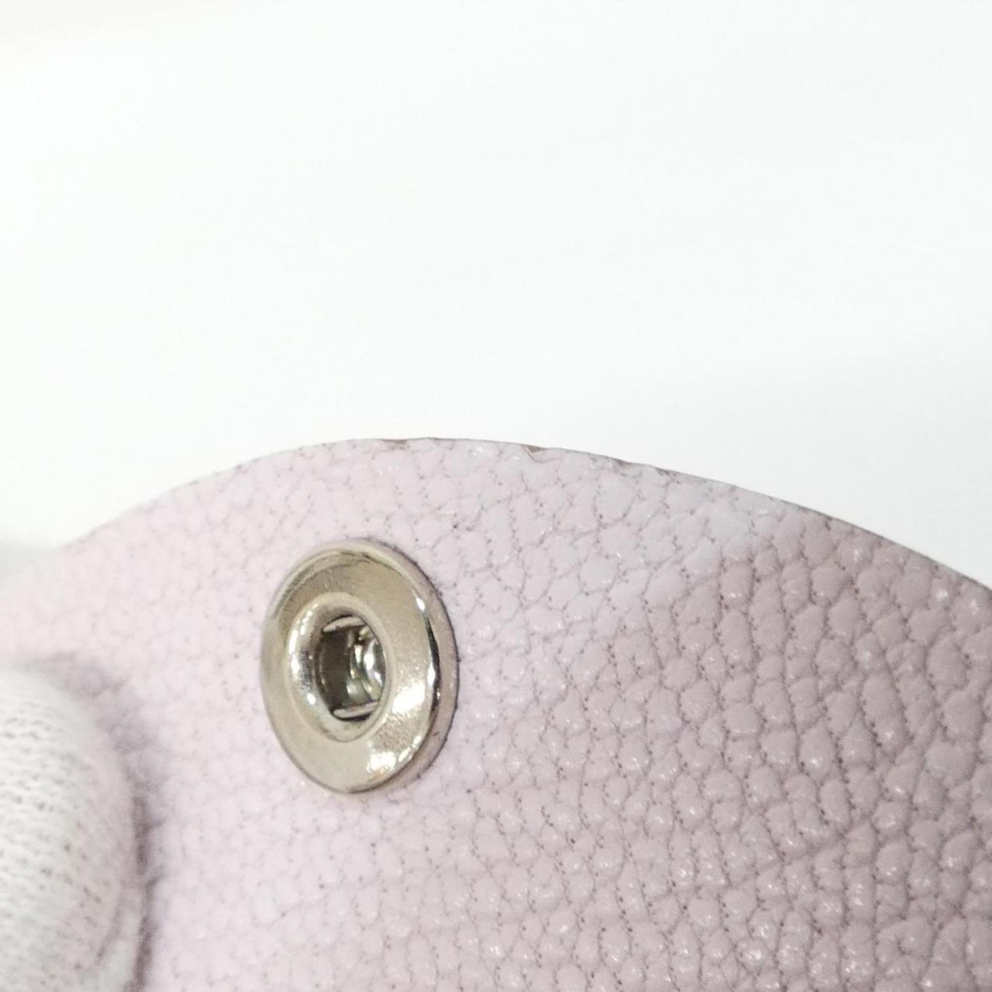 Hermes Light Pink Chevre Leather Coin Purse/Coin Case (Pre-Owned)