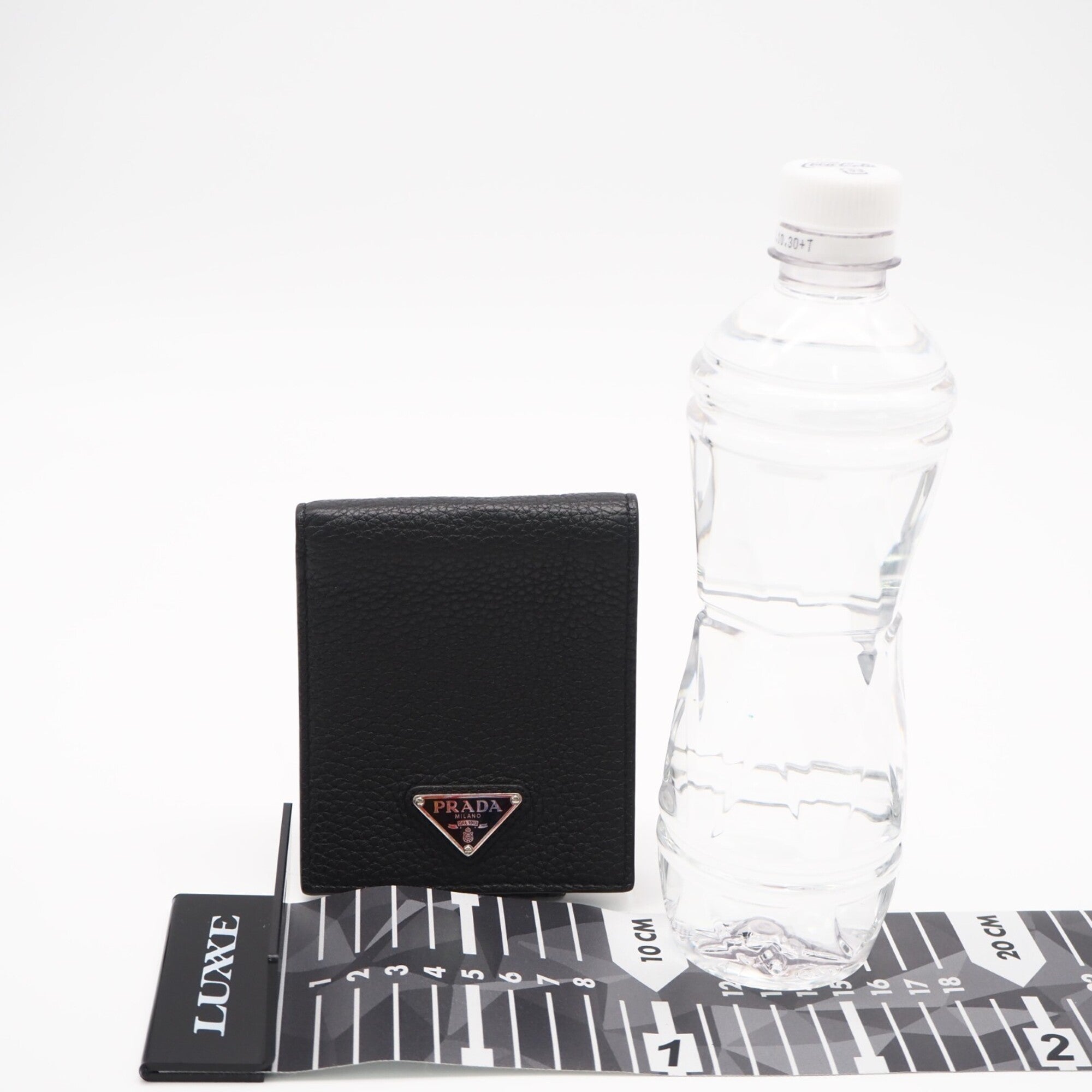 Prada Black Leather Wallet (Bi-Fold) (Pre-Owned)
