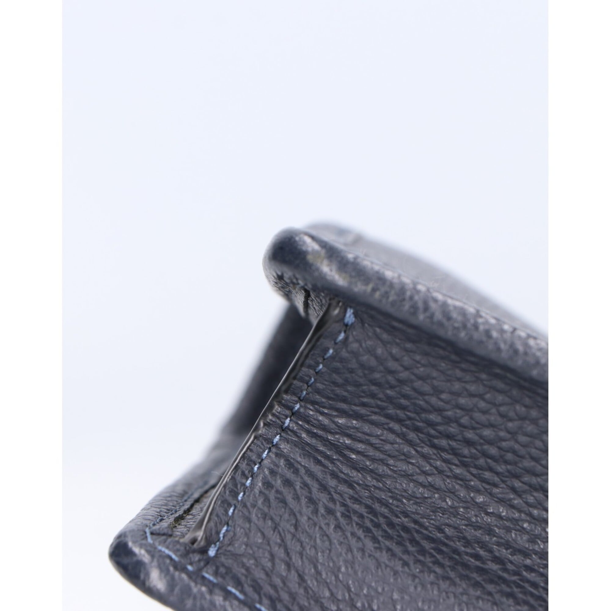 Coach Navy Canvas Shoulder Bag (Pre-Owned)