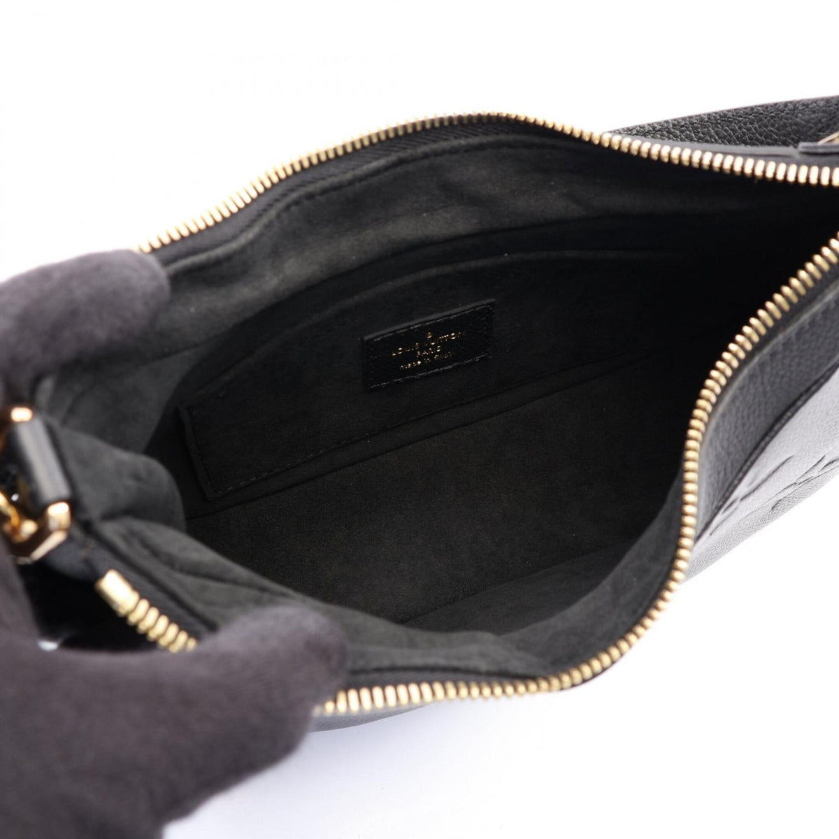 Louis Vuitton Black Noir Monogram Empreinte Handbag (Pre-Owned)