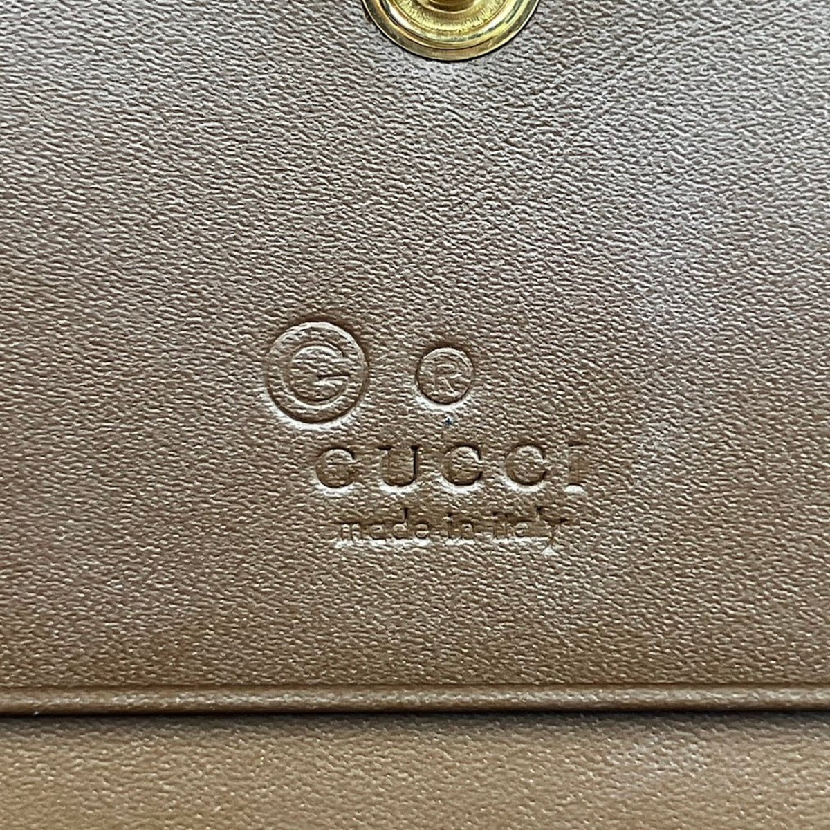 Gucci Brown Pvc Wallet (Bi-Fold) (Pre-Owned)