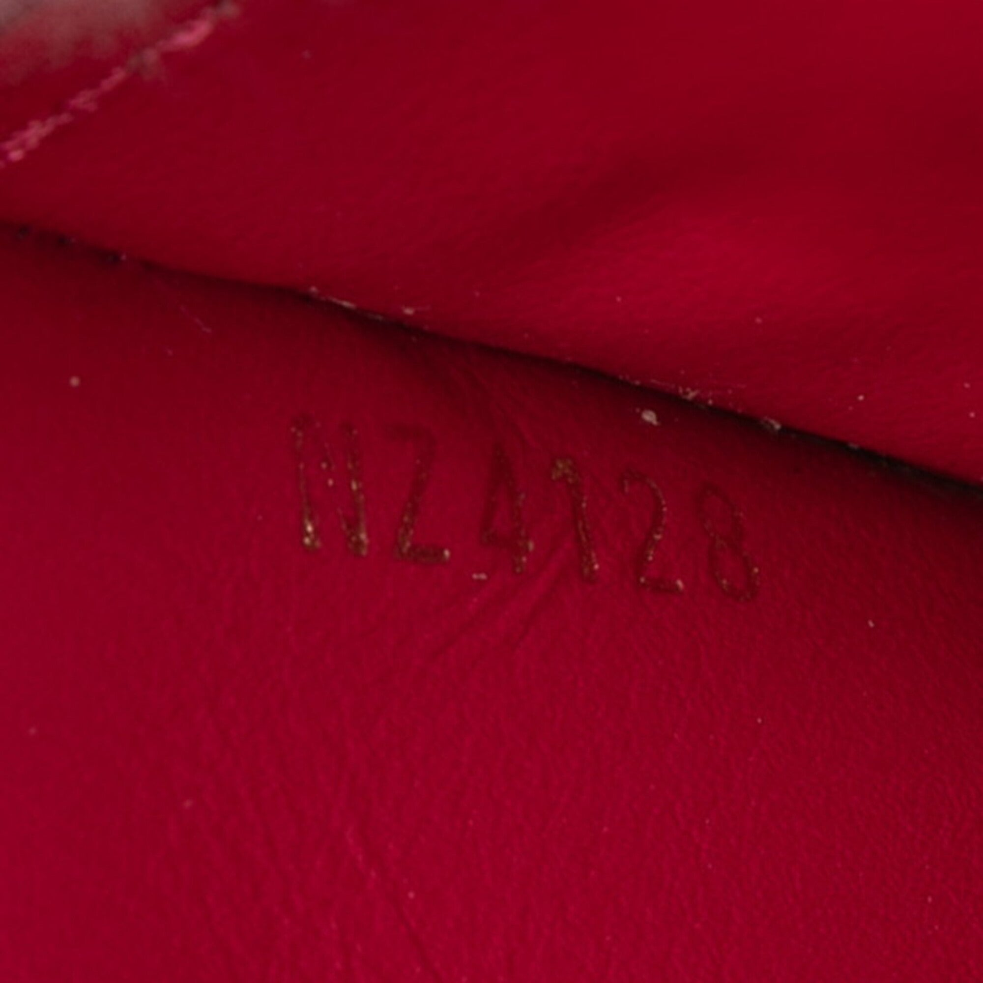 Louis Vuitton Freesia Pink Leather Long Wallet (Bi-Fold) (Pre-Owned)