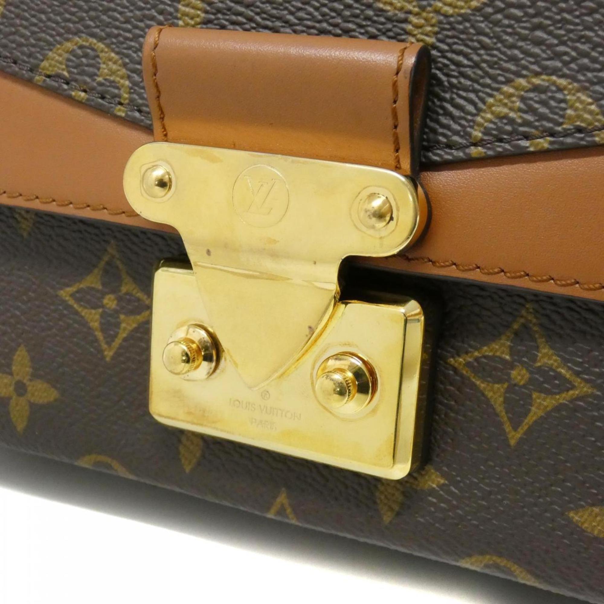 Louis Vuitton Caramel Marron Coated Canvas Shoulder Bag (Pre-Owned)
