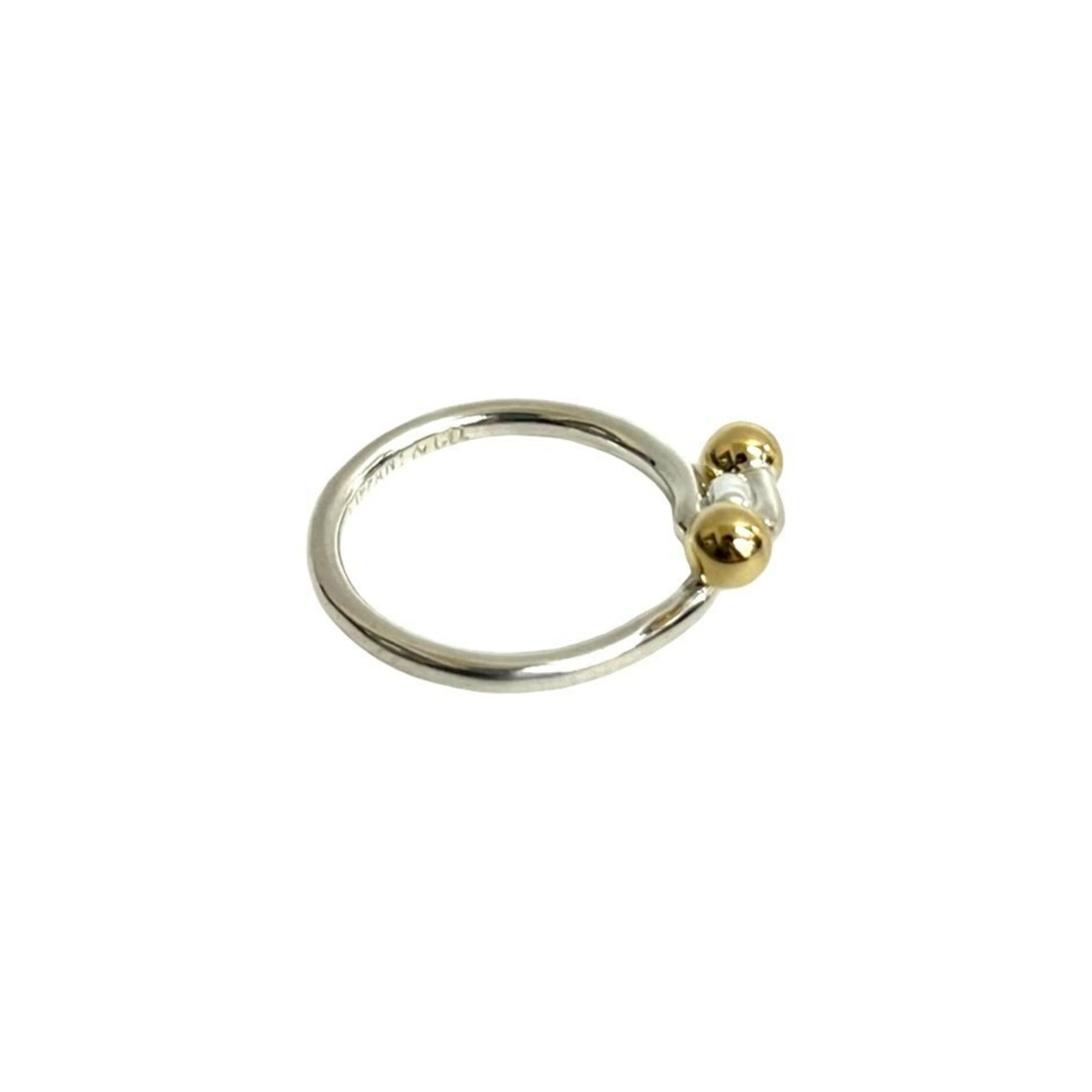 Tiffany Gold Silver Silver 925 Yellow Gold (10K) Band Ring (Pre-Owned)