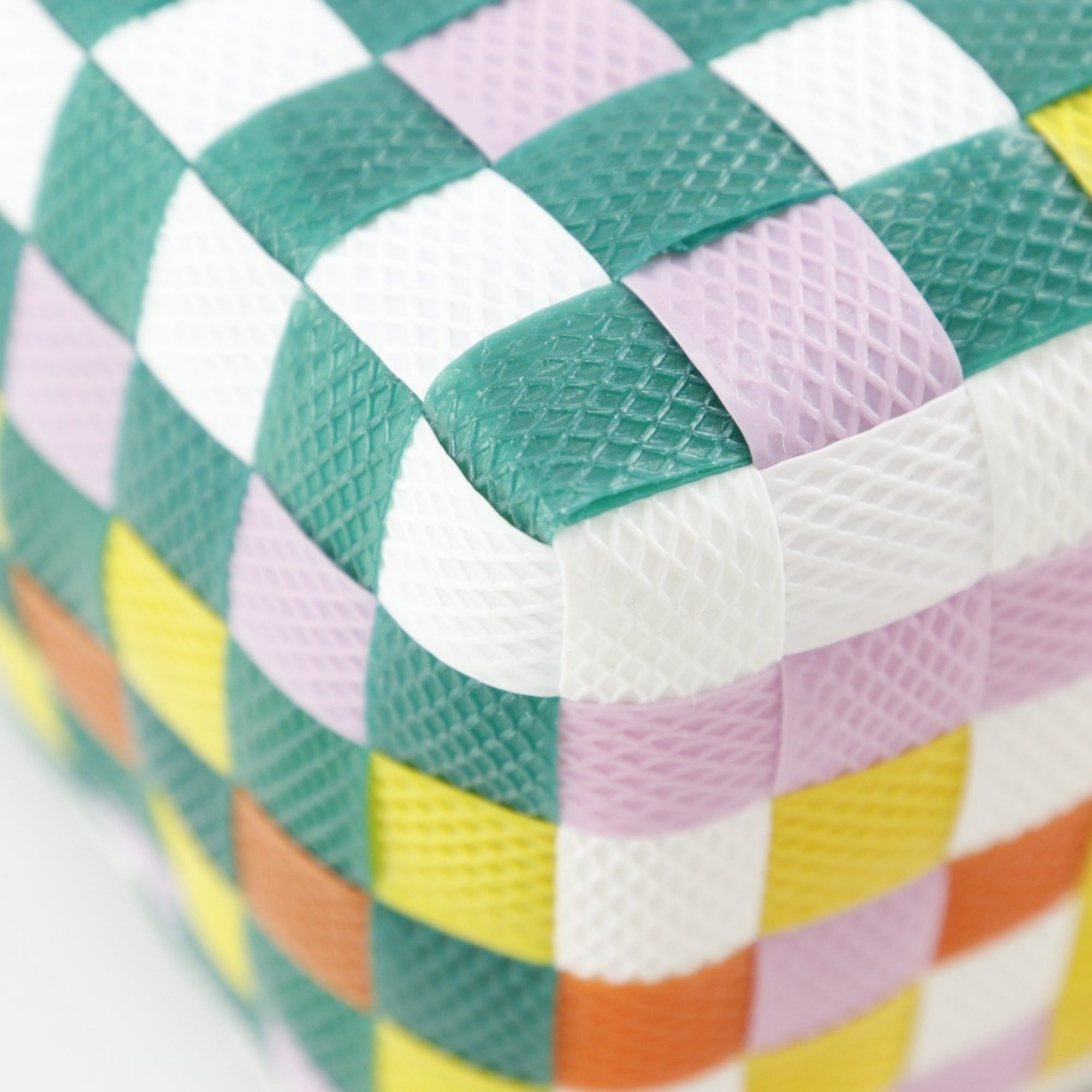 Marni Green Multi-Color Polypropylene Basket Handbag (Pre-Owned)