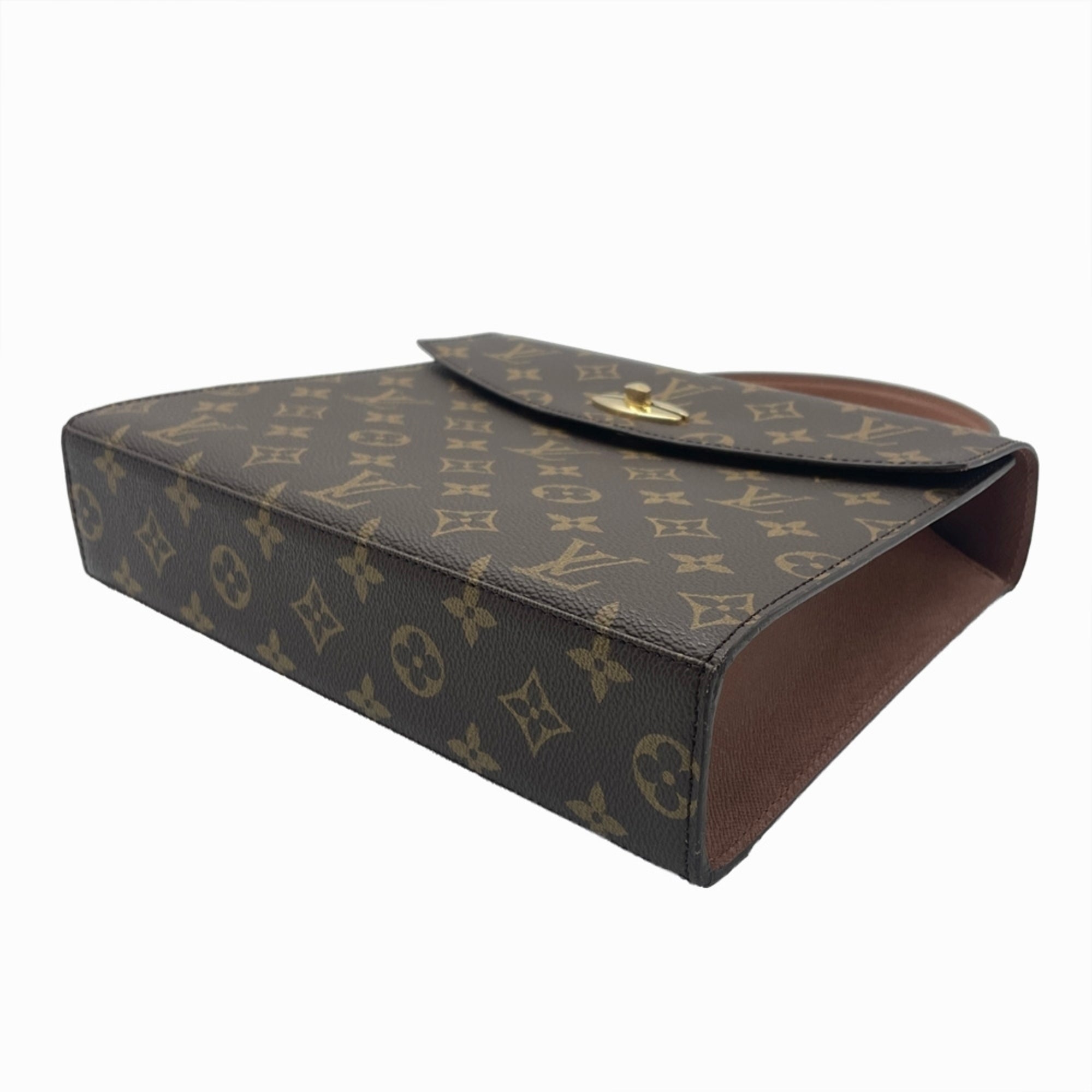 Louis Vuitton Brown Galle Monogram Monogram Handbag (Pre-Owned)