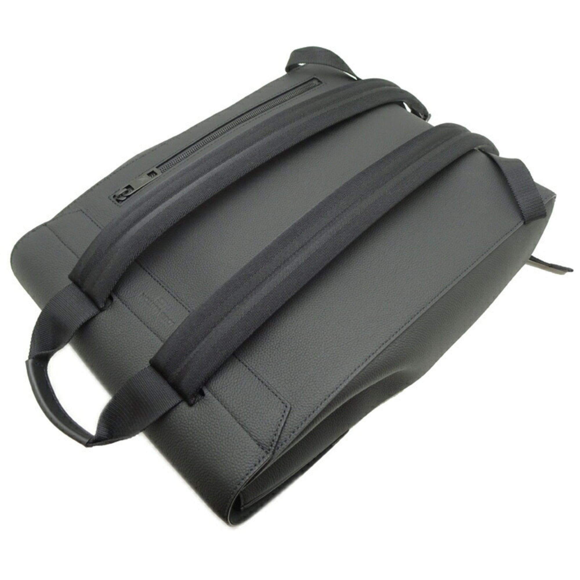 Louis Vuitton Black Leather Backpack (Pre-Owned)