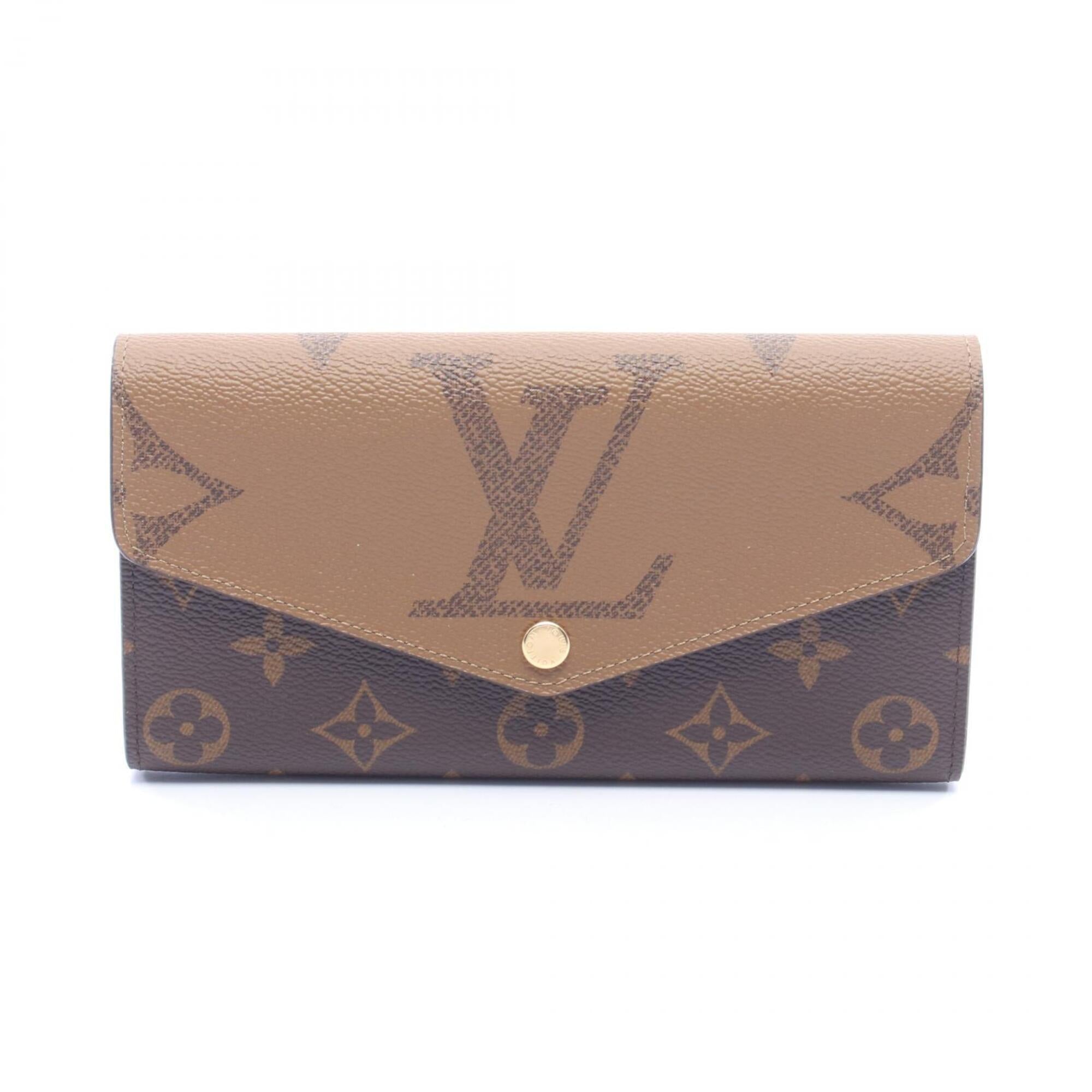 Louis Vuitton Brown Coated Canvas Monogram Reverse Pvc Long Wallet (Bi-Fold) (Pre-Owned)