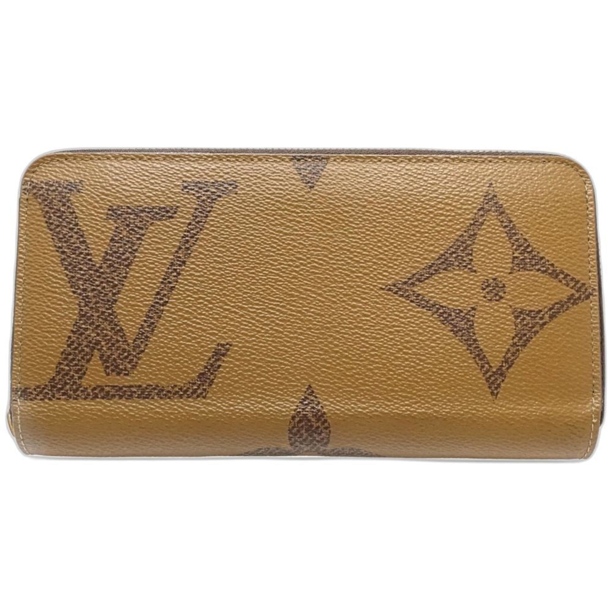 Louis Vuitton Brown Canvas Long Wallet (Bi-Fold) (Pre-Owned)