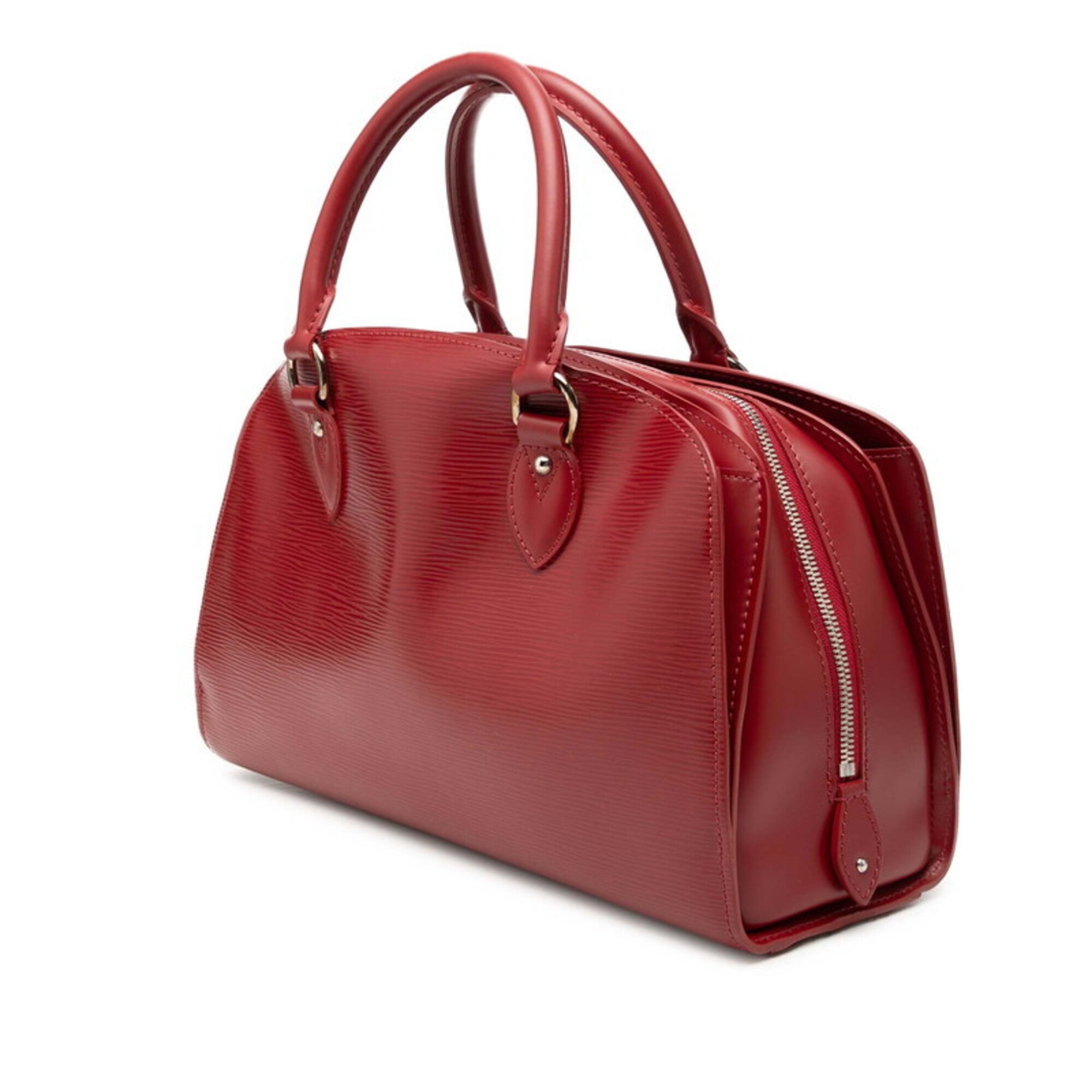 Louis Vuitton Red Color Ruby Leather Handbag (Pre-Owned)
