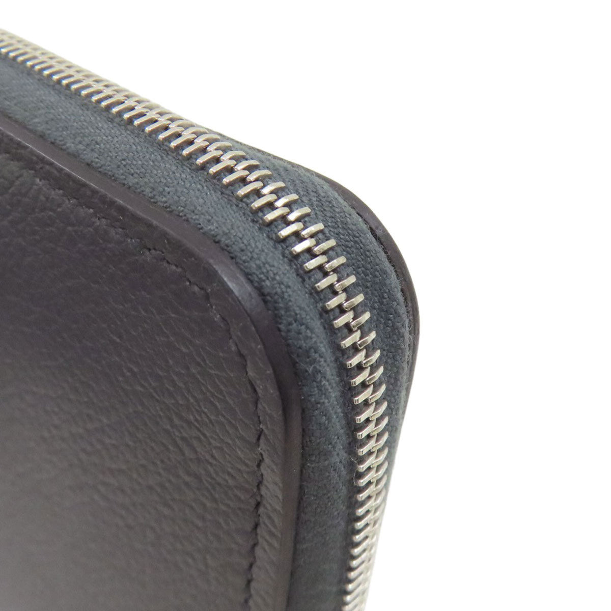 Hermes Gray Epsom Leather Long Wallet (Bi-Fold) (Pre-Owned)