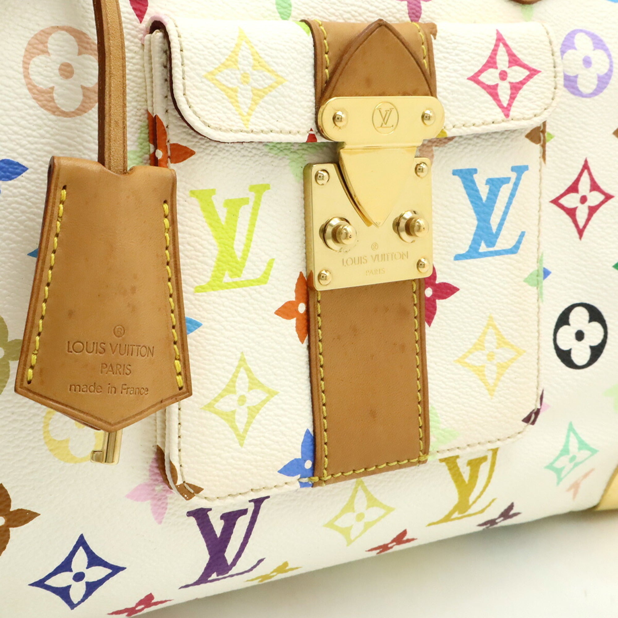 Louis Vuitton Blanc Monogram Multi-Color White Monogram Multicolore Handbag (Pre-Owned)