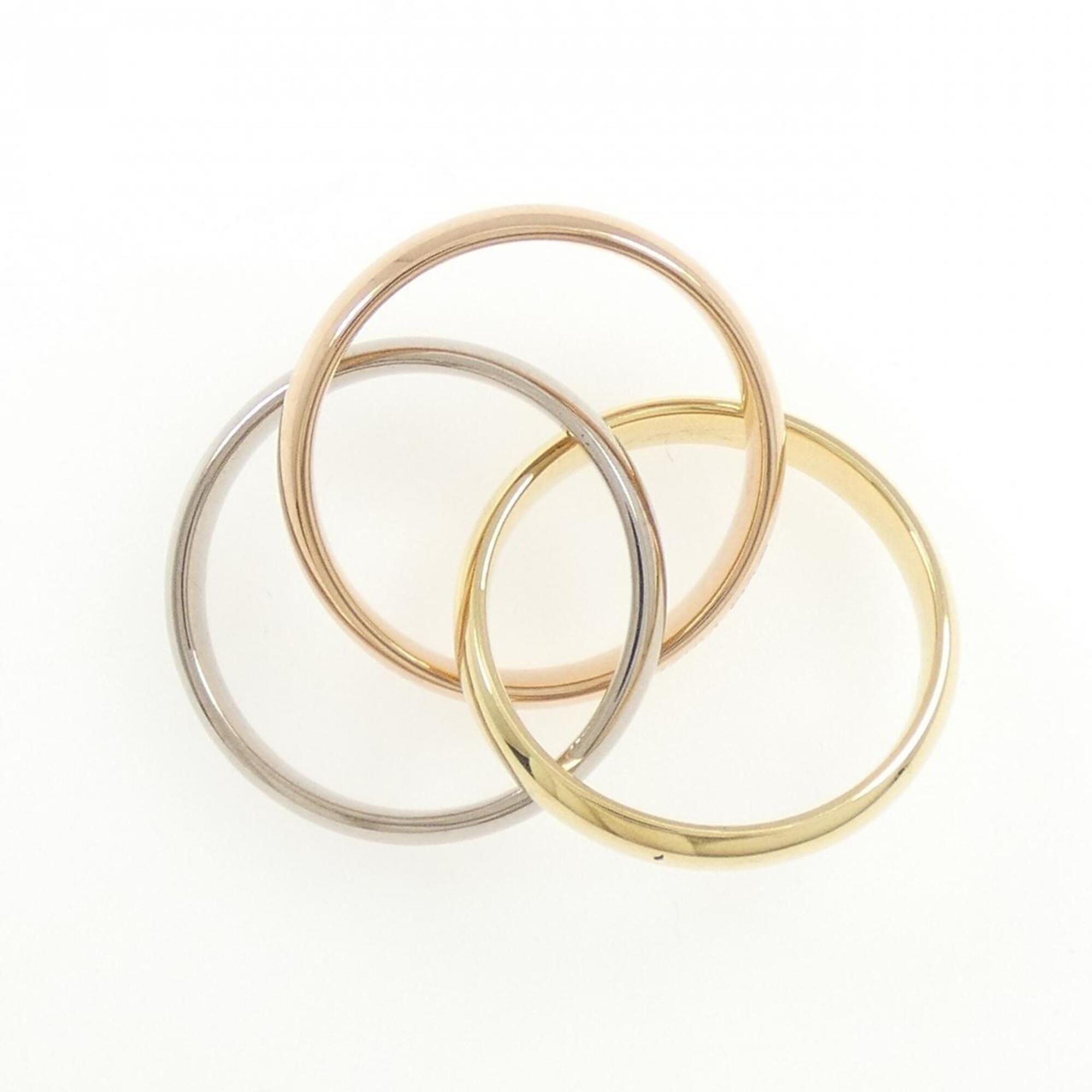 Cartier Yellow Gold (18K) Pink Gold (18K) White Gold (18K) Band Ring (Pre-Owned)