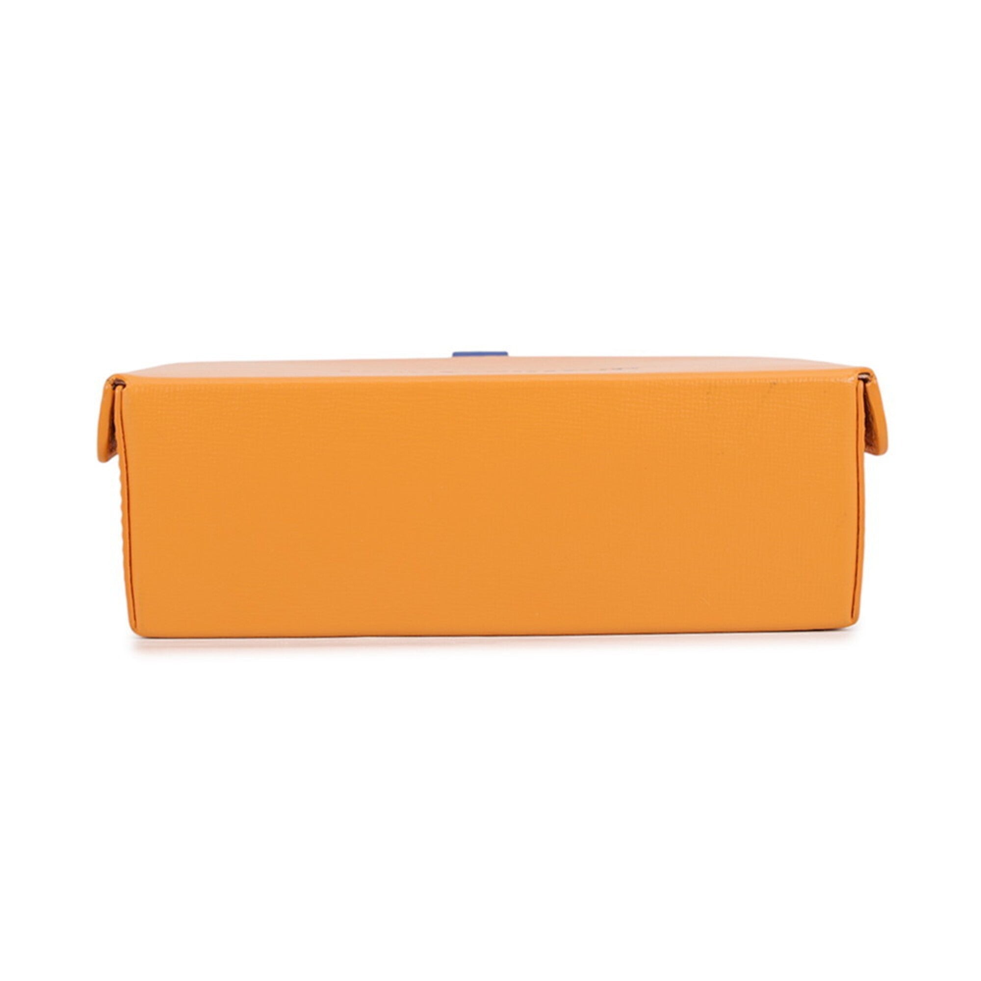 Louis Vuitton Saffron Leather Clutch Bag Handbag Shoulder Bag (Pre-Owned)