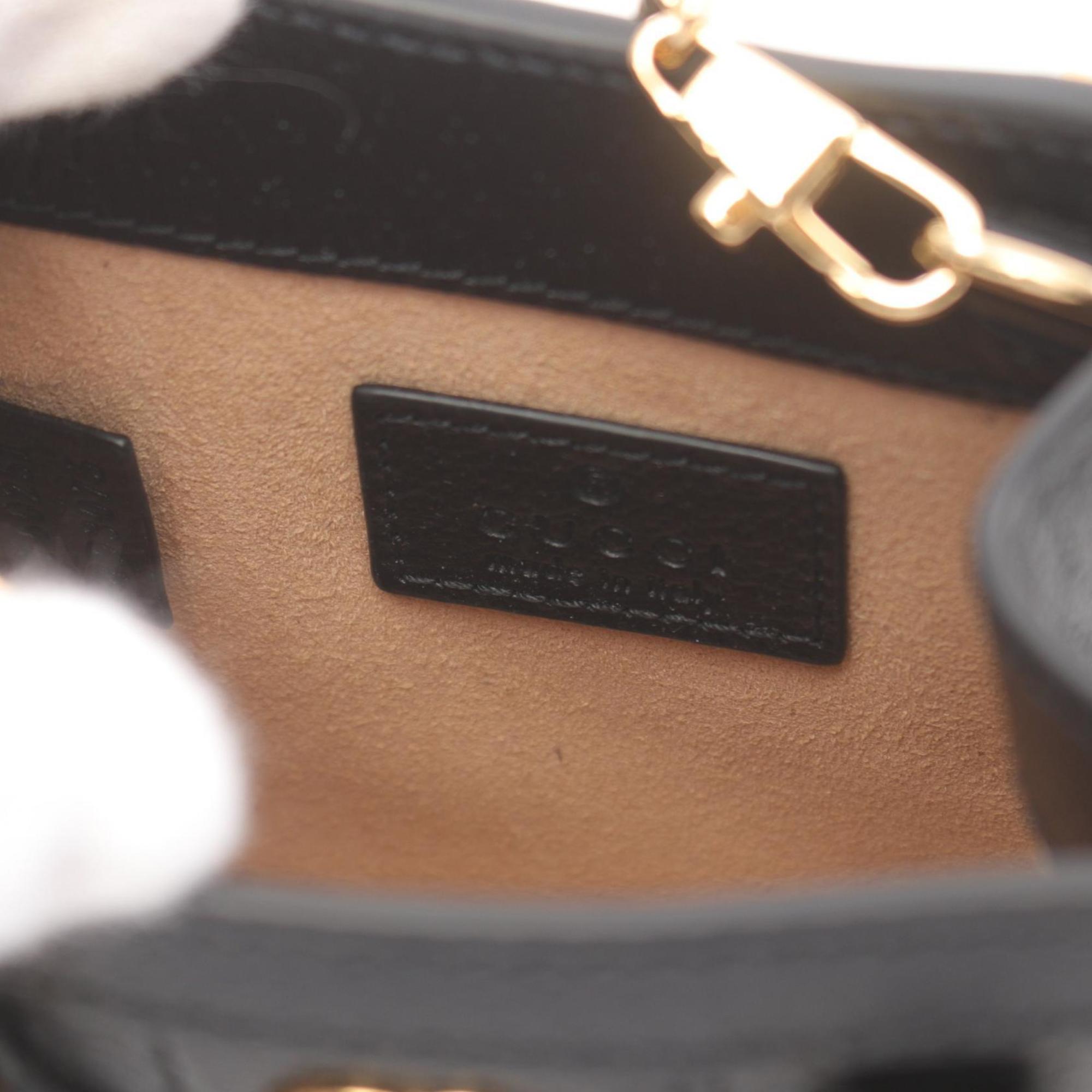 Gucci Black Leather Handbag