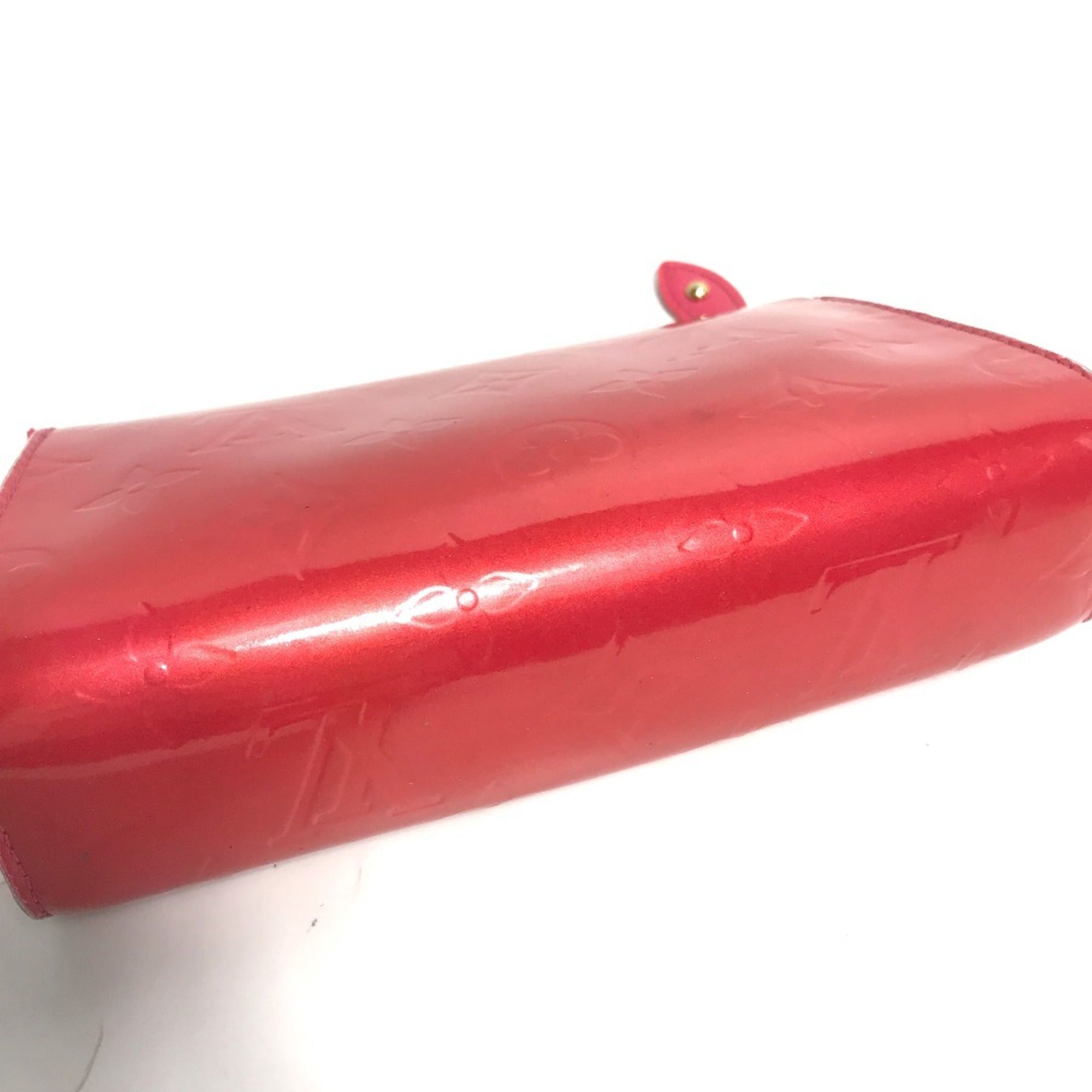 Louis Vuitton Pink Rose Pop Patent Leather Pouch Wash Bag (Pre-Owned)