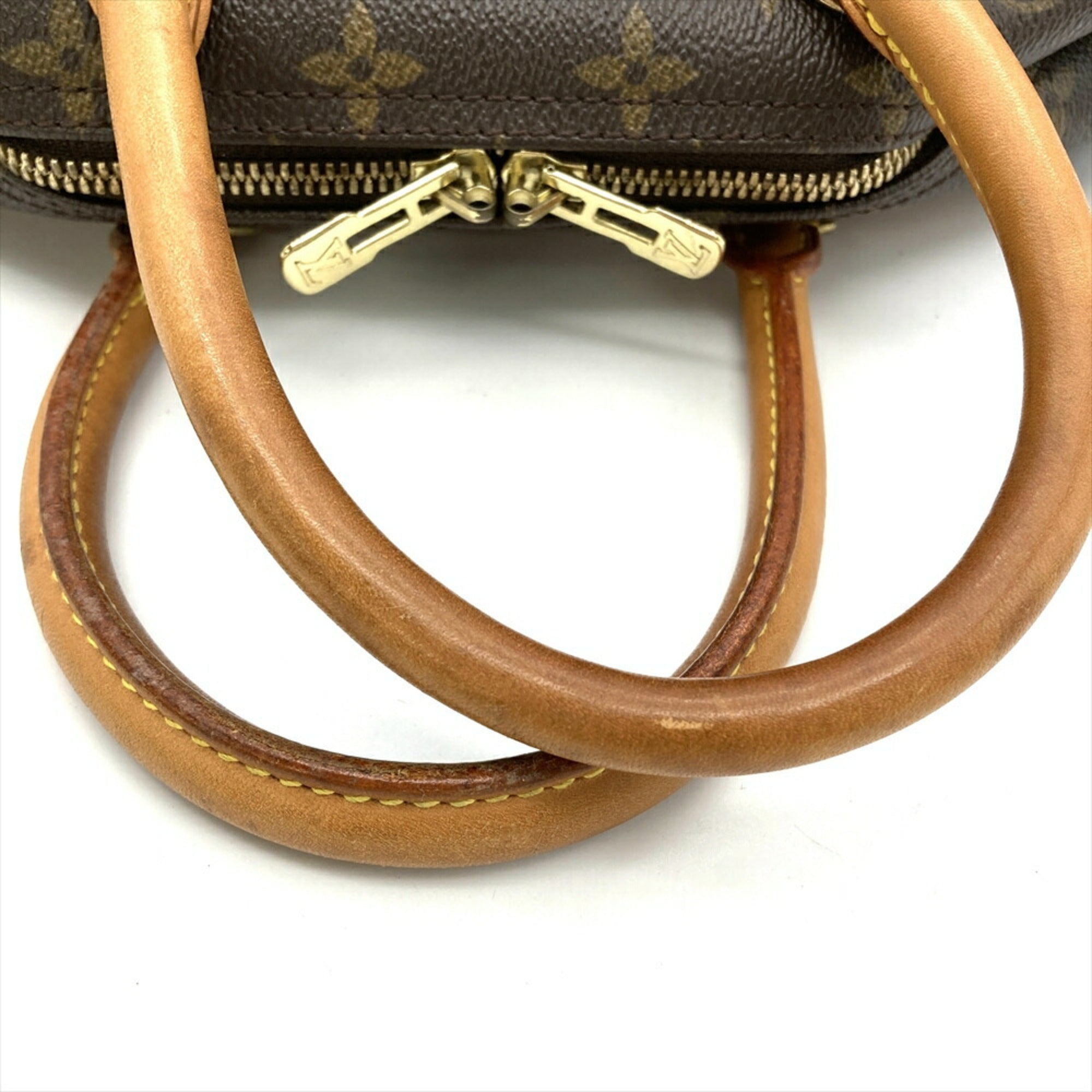 Louis Vuitton Brown Monogram Canvas Handbag (Pre-Owned)