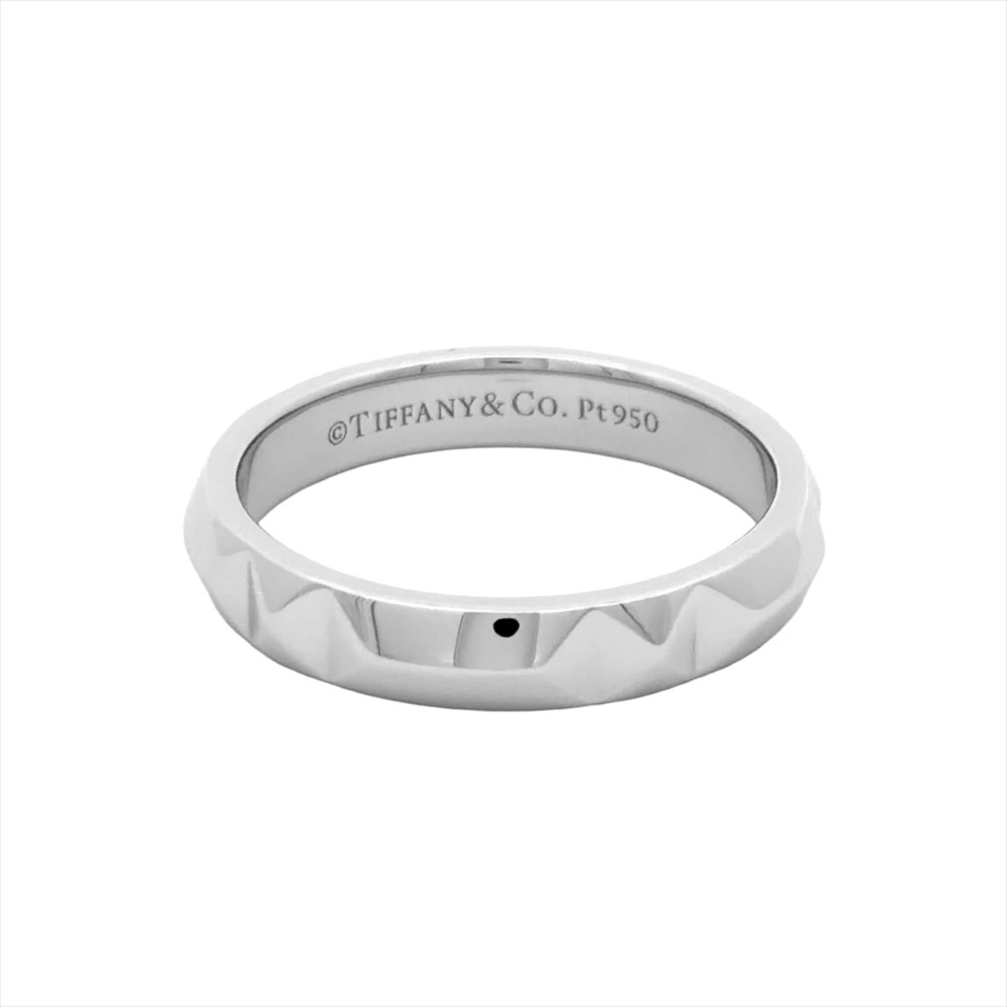 Tiffany Platinum 950 Band Ring (Pre-Owned)