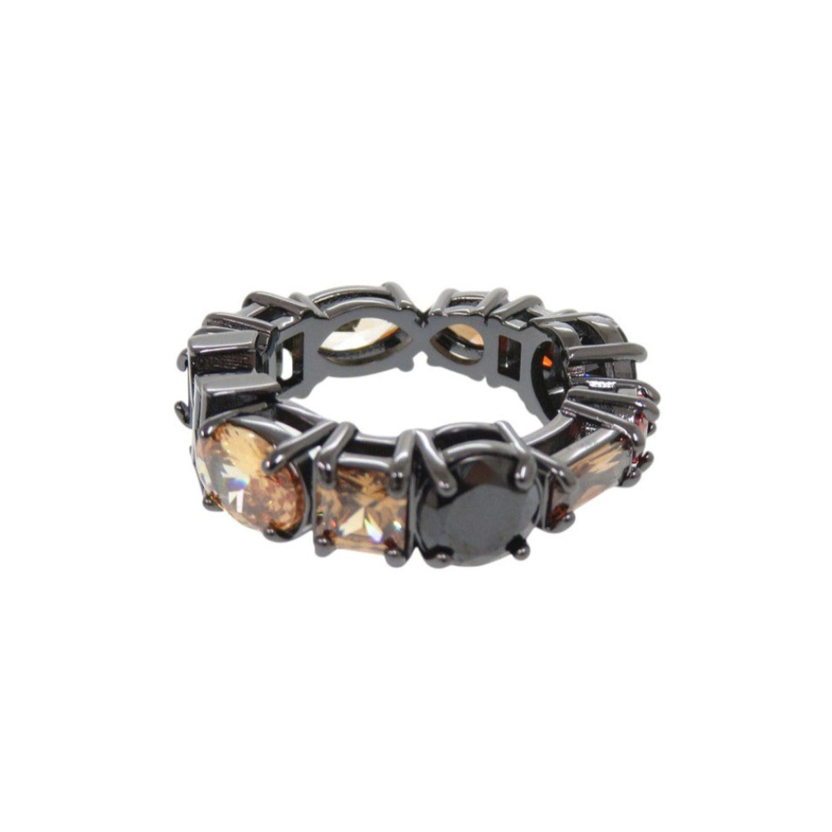 Louis Vuitton Black Metal Band Ring (Pre-Owned)