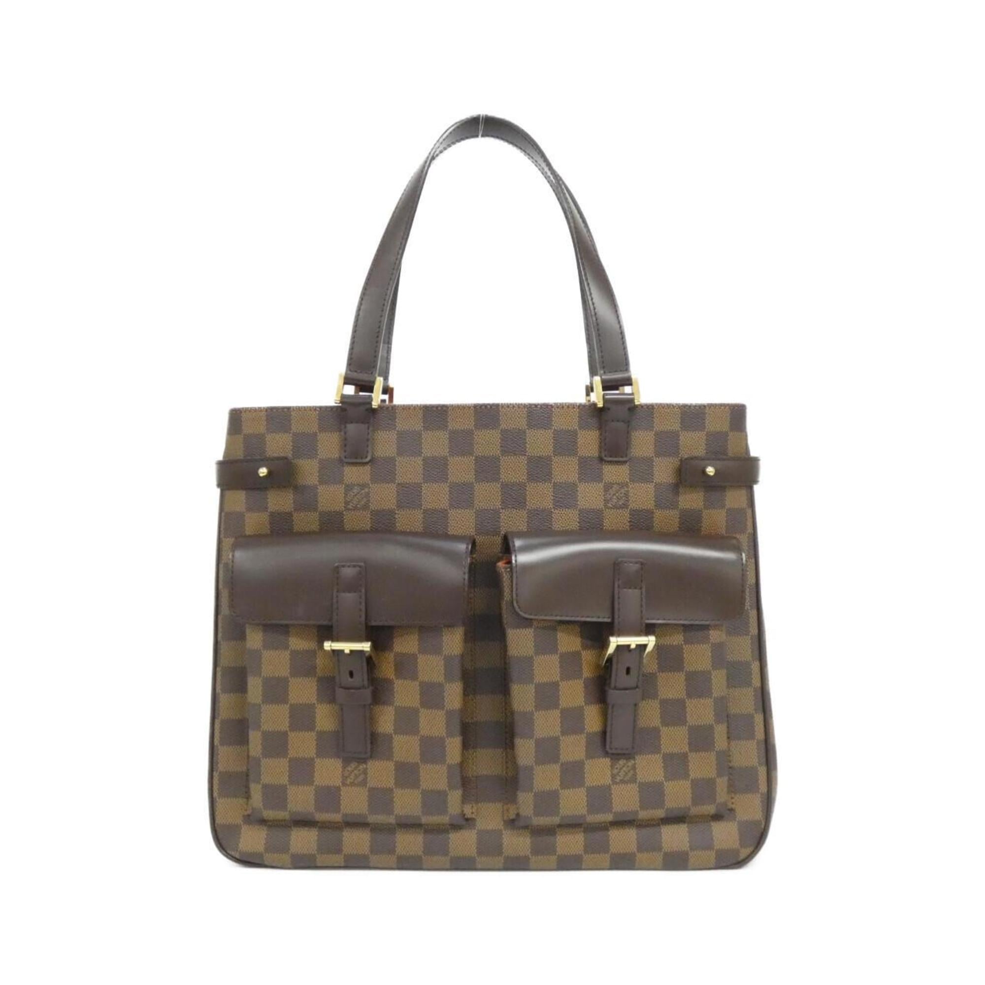 Louis Vuitton Brown Coated Canvas Handbag (Pre-Owned)