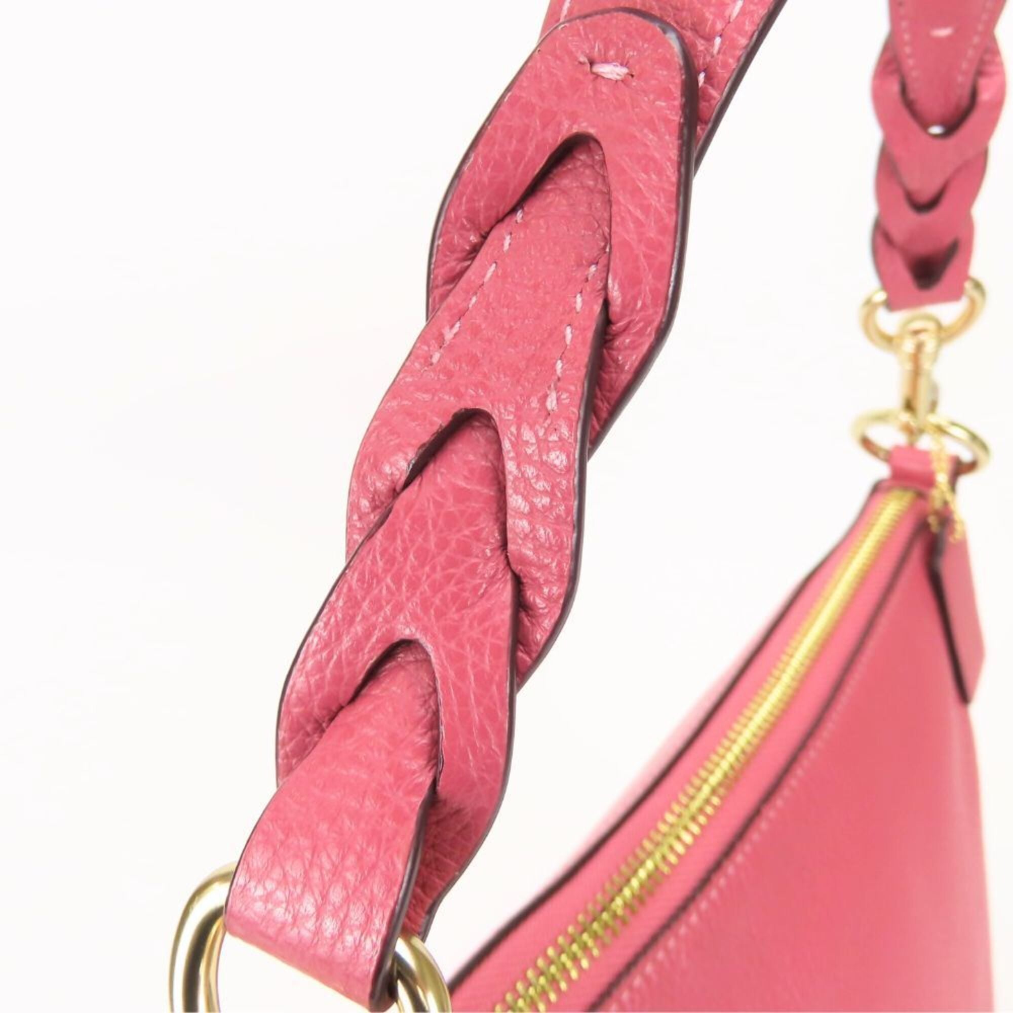 Coach Pink Leather Shoulder Bag (Pre-Owned)