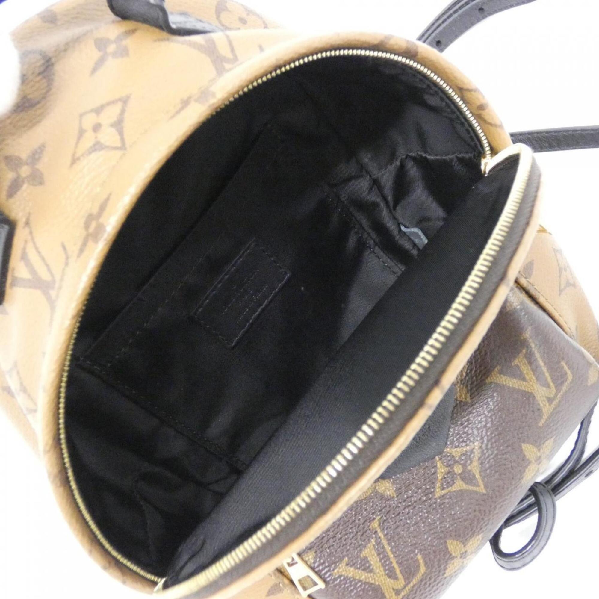 Louis Vuitton Marron Coated Canvas Backpack (Pre-Owned)