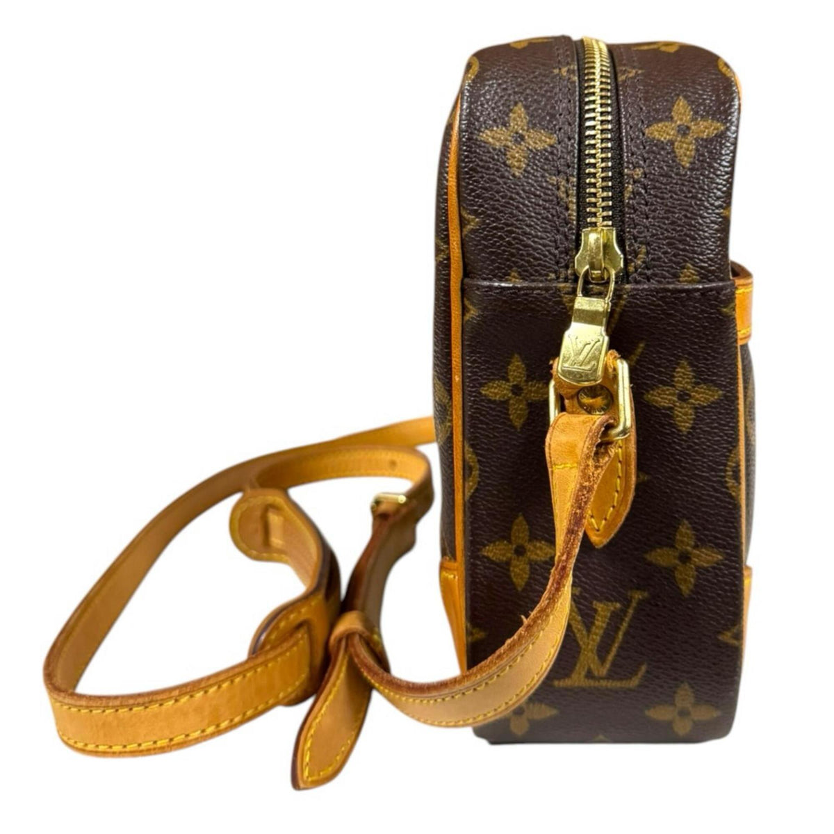 Louis Vuitton Brown Monogram Canvas Shoulder Bag (Pre-Owned)