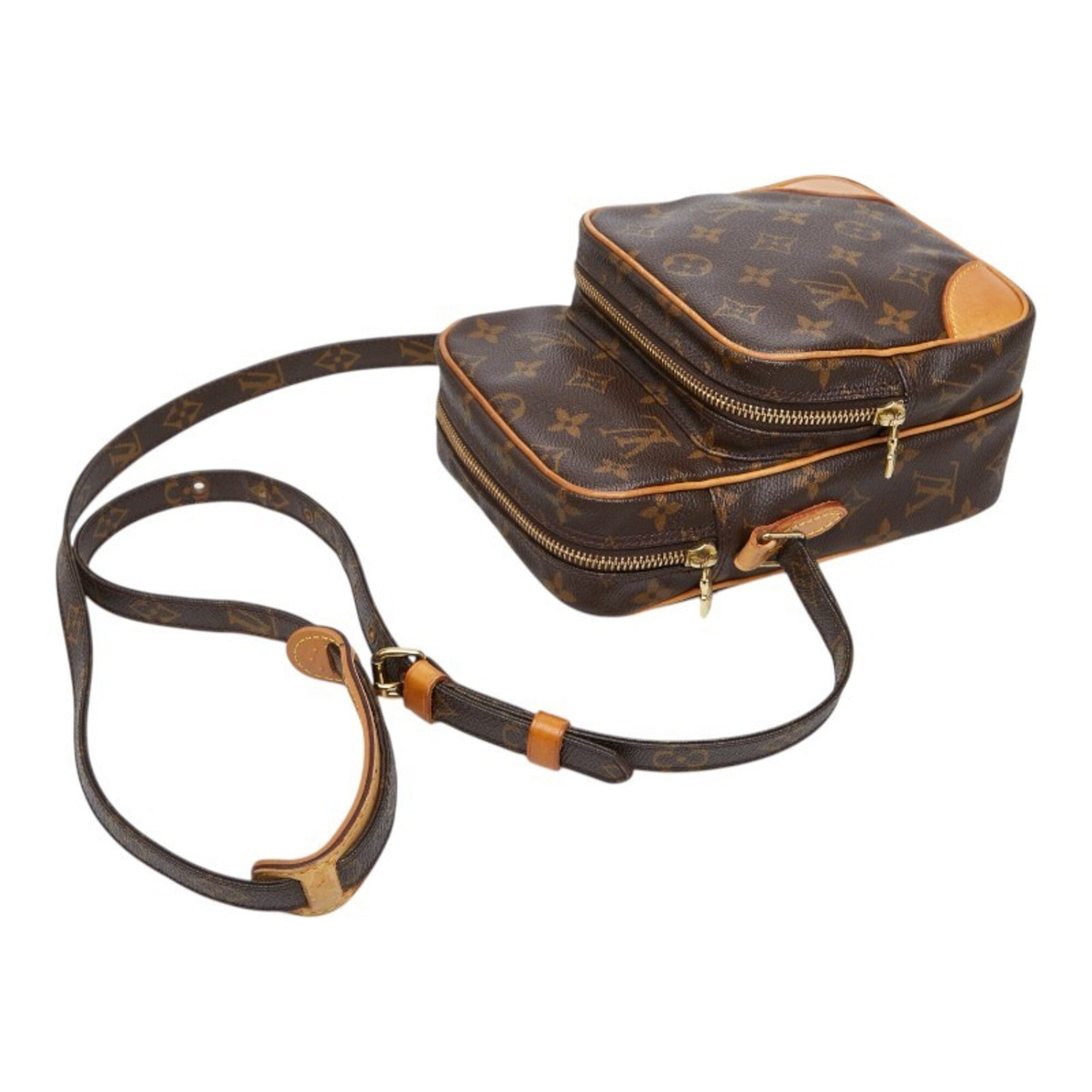 Louis Vuitton Brown Pvc Leather Shoulder Bag (Pre-Owned)