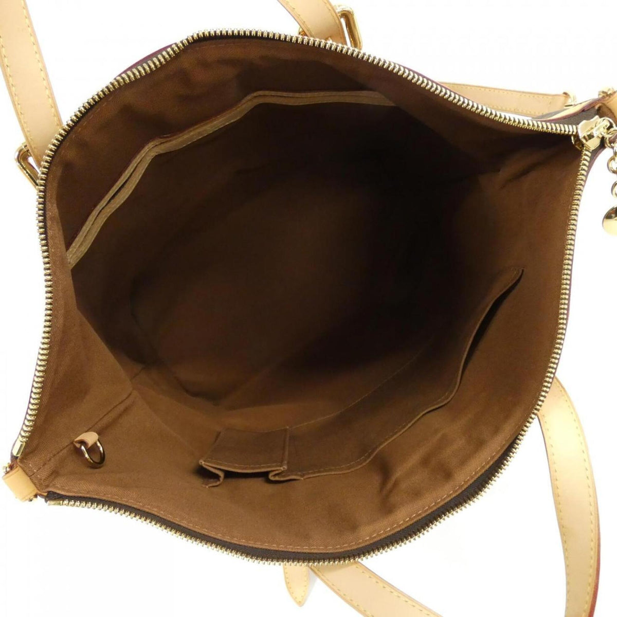 Louis Vuitton Marron Coated Canvas Handbag (Pre-Owned)