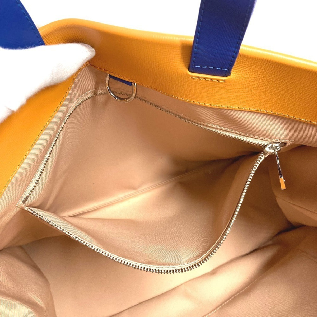 Louis Vuitton Orange Leather Shoulder Bag Tote Bag (Pre-Owned)