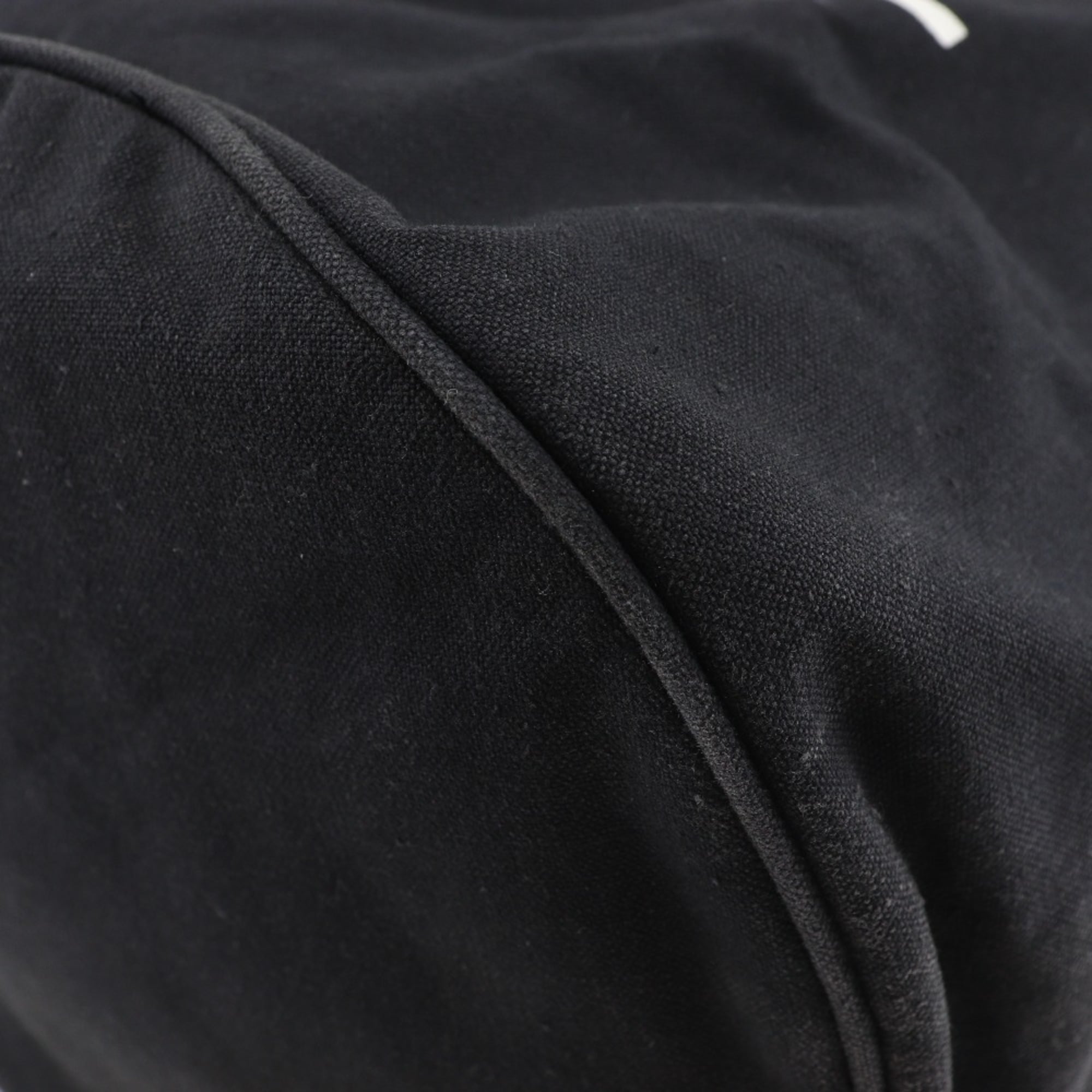 Chanel Black Cotton Shoulder Bag (Pre-Owned)