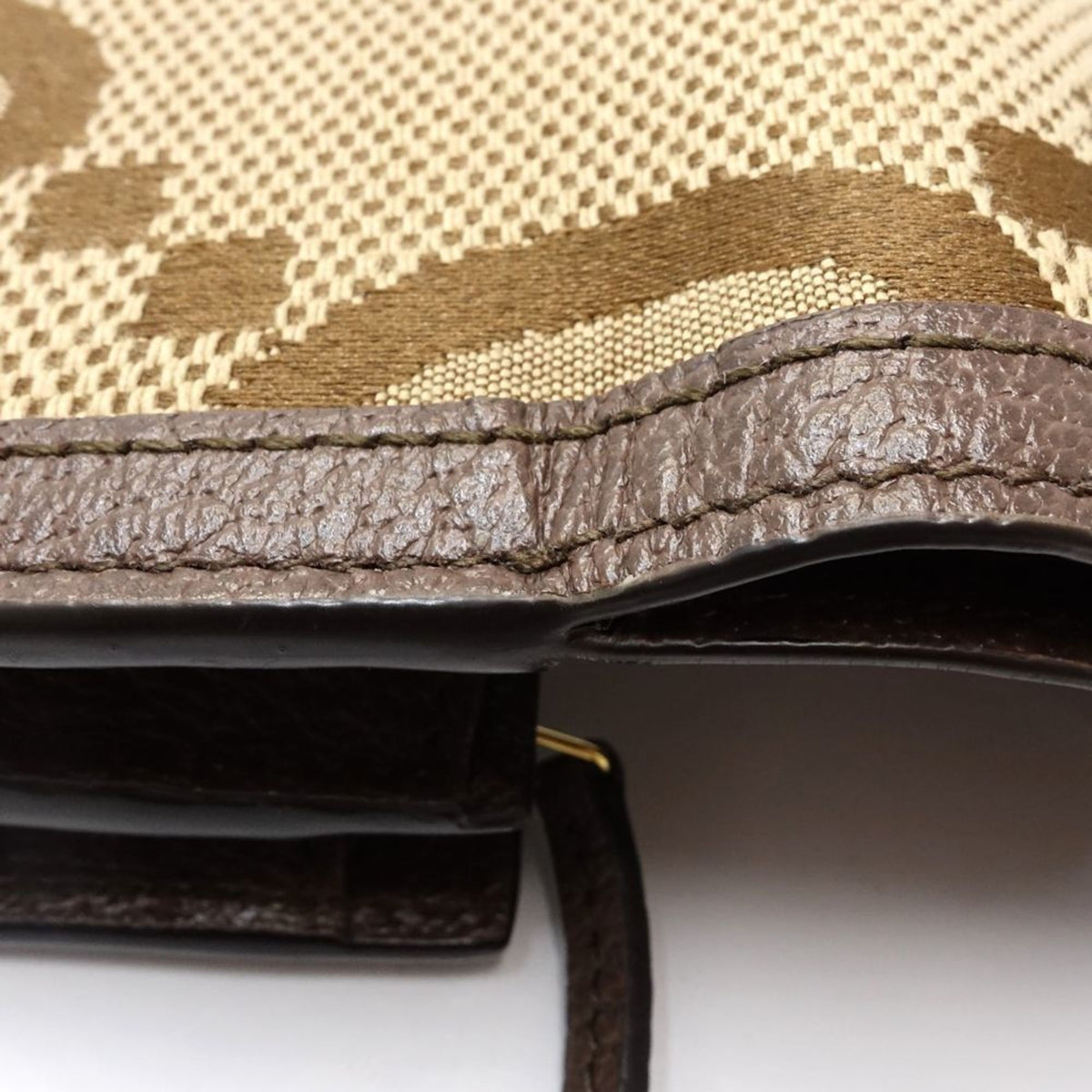 Gucci Beige Canvas Wallet (Bi-Fold) (Pre-Owned)