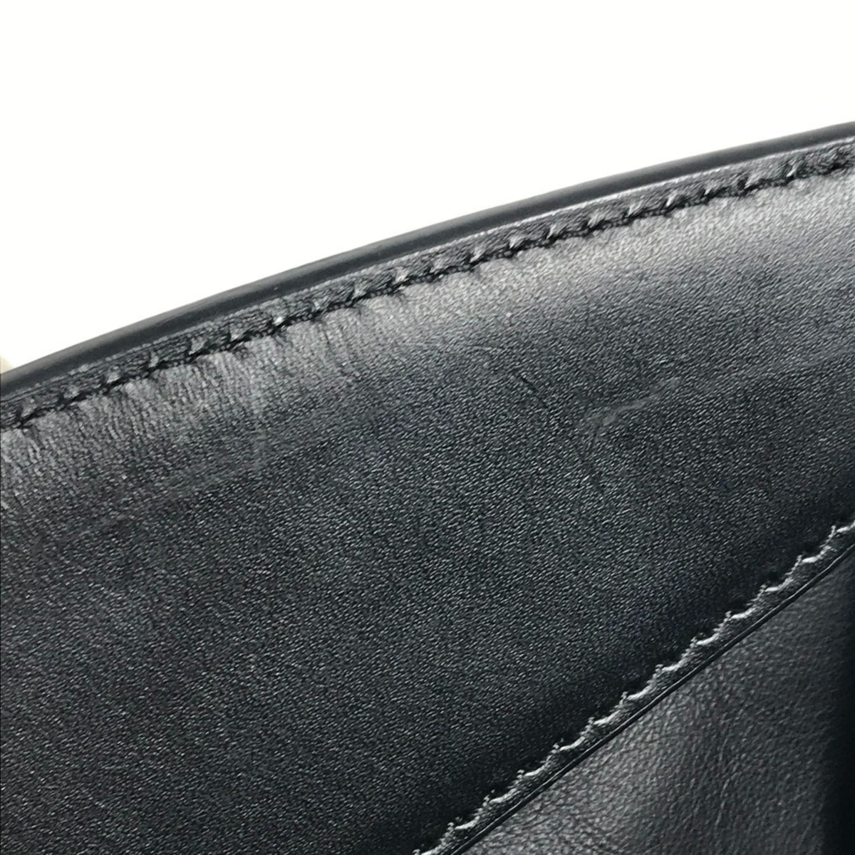 Louis Vuitton Black Noir Leather Handbag Tote Bag (Pre-Owned)